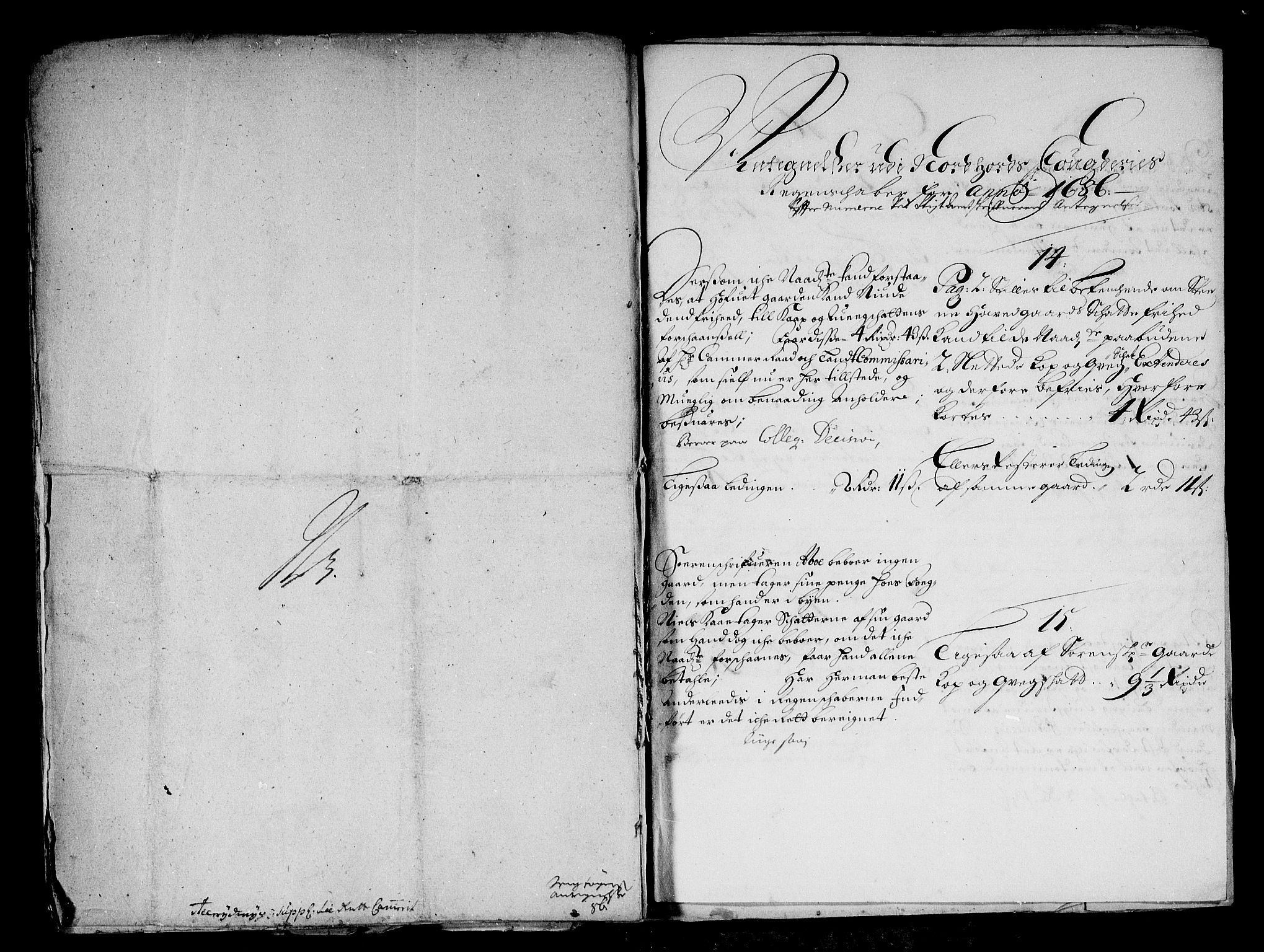 Rentekammeret inntil 1814, Reviderte regnskaper, Stiftamtstueregnskaper, Bergen stiftamt, AV/RA-EA-6043/R/Rc/L0083: Bergen stiftamt, 1685-1687