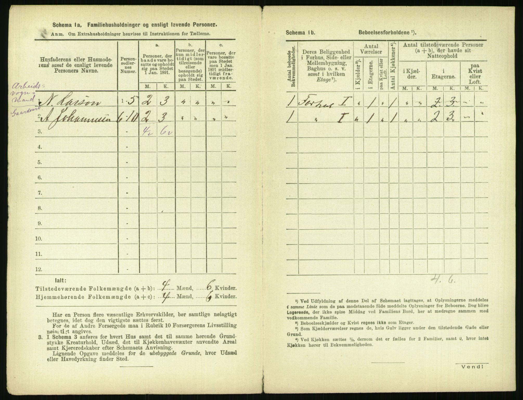 RA, 1891 census for 0301 Kristiania, 1891, p. 154507