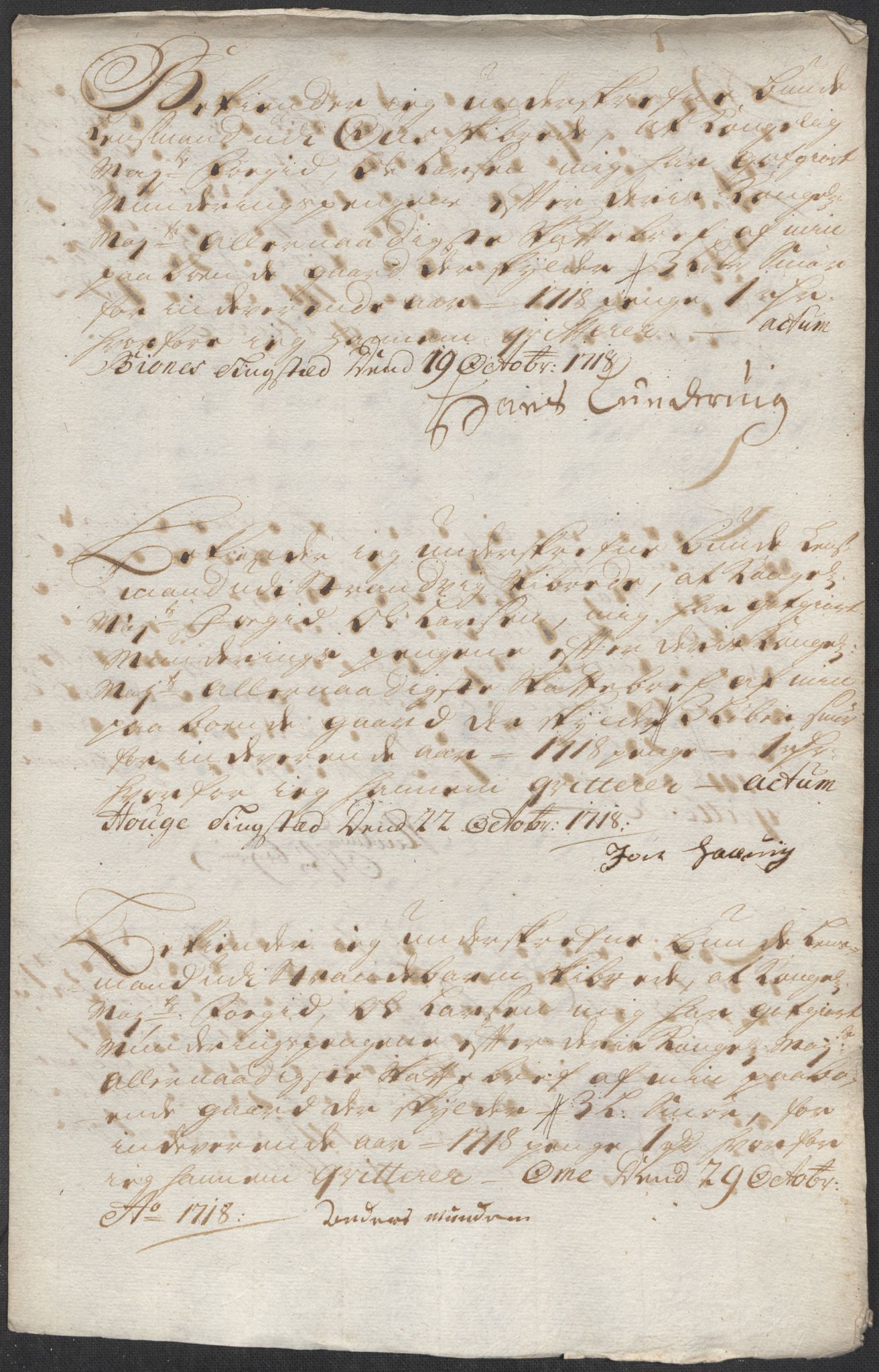 Rentekammeret inntil 1814, Reviderte regnskaper, Fogderegnskap, RA/EA-4092/R48/L2995: Fogderegnskap Sunnhordland og Hardanger, 1718, p. 253