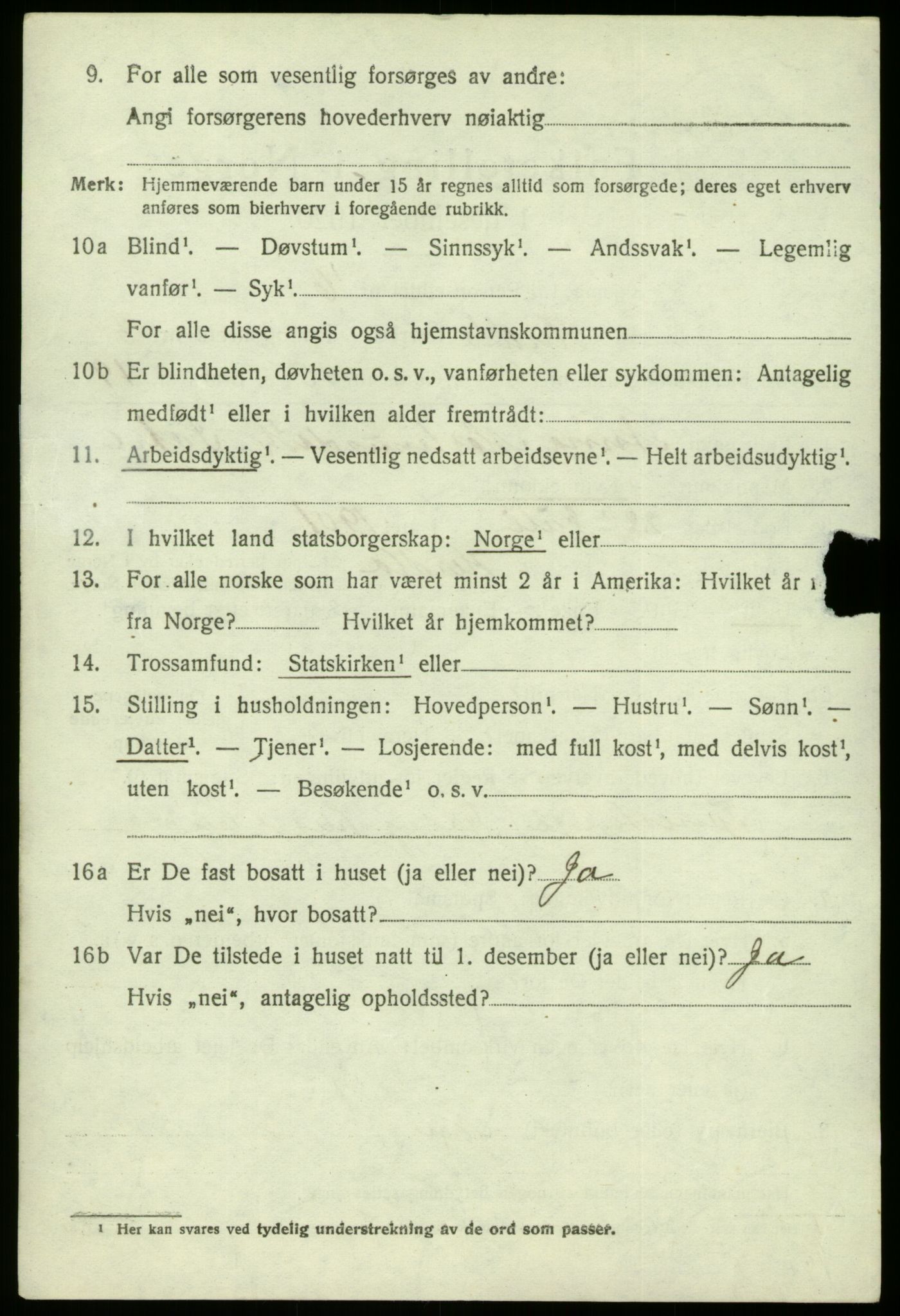 SAB, 1920 census for Herdla, 1920, p. 2902