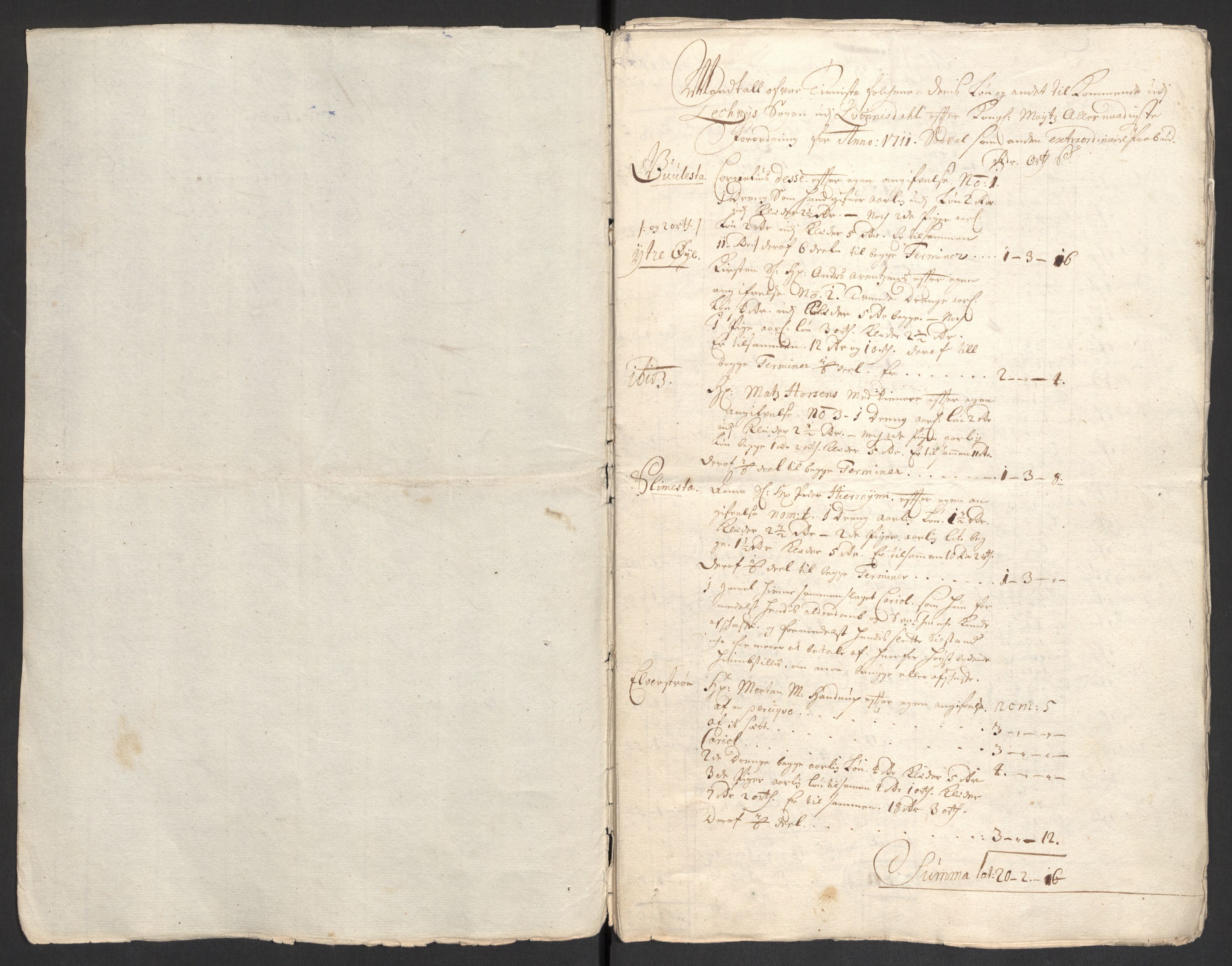 Rentekammeret inntil 1814, Reviderte regnskaper, Fogderegnskap, RA/EA-4092/R43/L2554: Fogderegnskap Lista og Mandal, 1711, p. 270