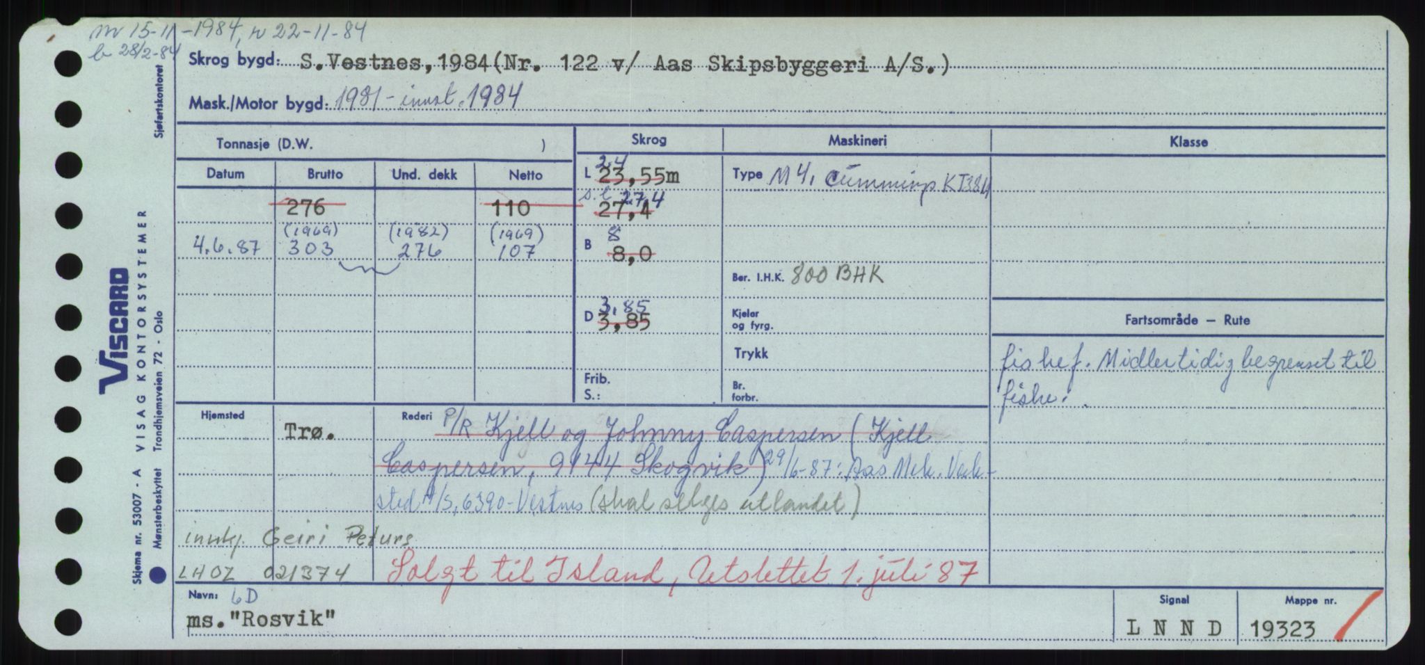 Sjøfartsdirektoratet med forløpere, Skipsmålingen, AV/RA-S-1627/H/Hd/L0031: Fartøy, Rju-Sam, p. 221