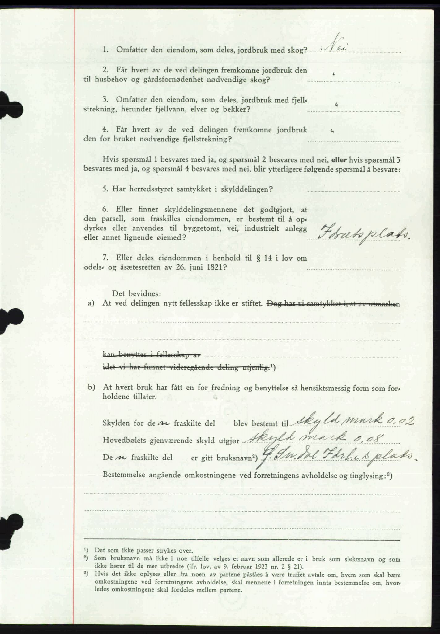 Toten tingrett, SAH/TING-006/H/Hb/Hbc/L0008: Mortgage book no. Hbc-08, 1941-1941, Diary no: : 969/1941