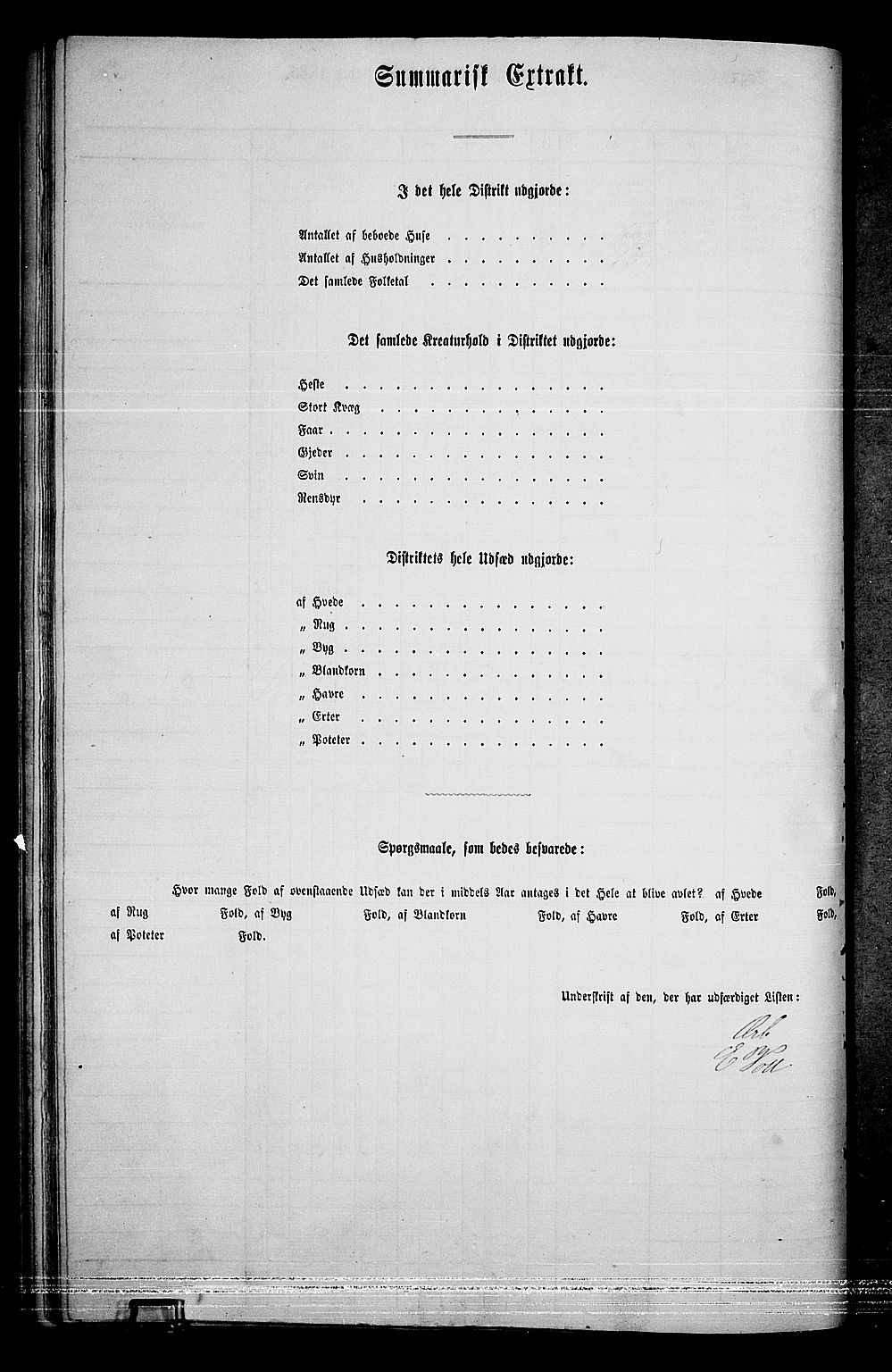 RA, 1865 census for Hof, 1865, p. 51