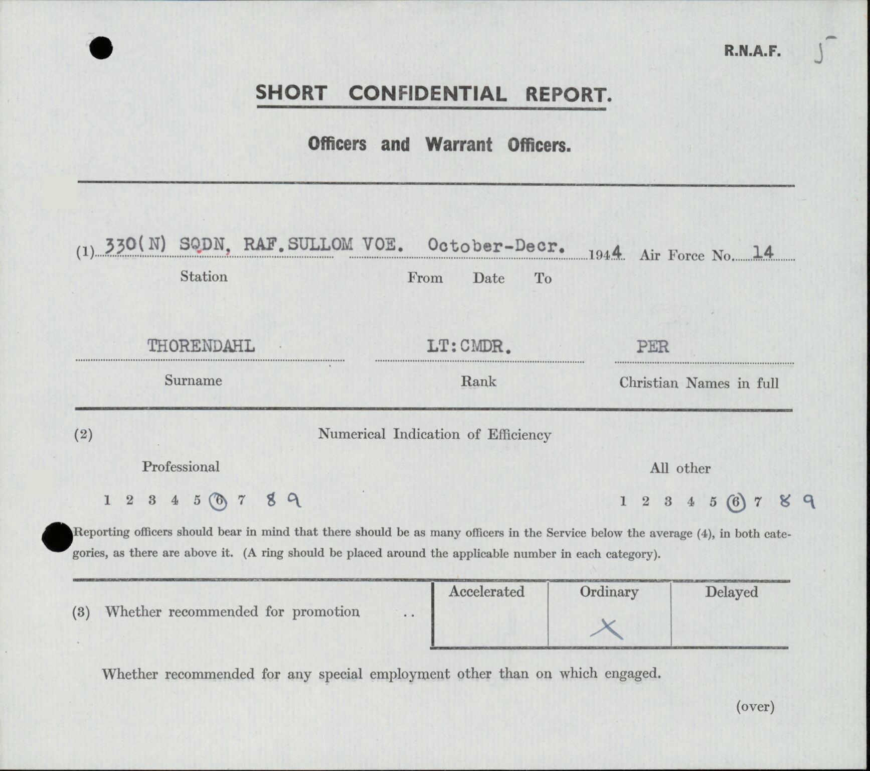 Forsvaret, Forsvarets overkommando/Luftforsvarsstaben, AV/RA-RAFA-4079/P/Pa/L0052: Personellpapirer, 1917, p. 342