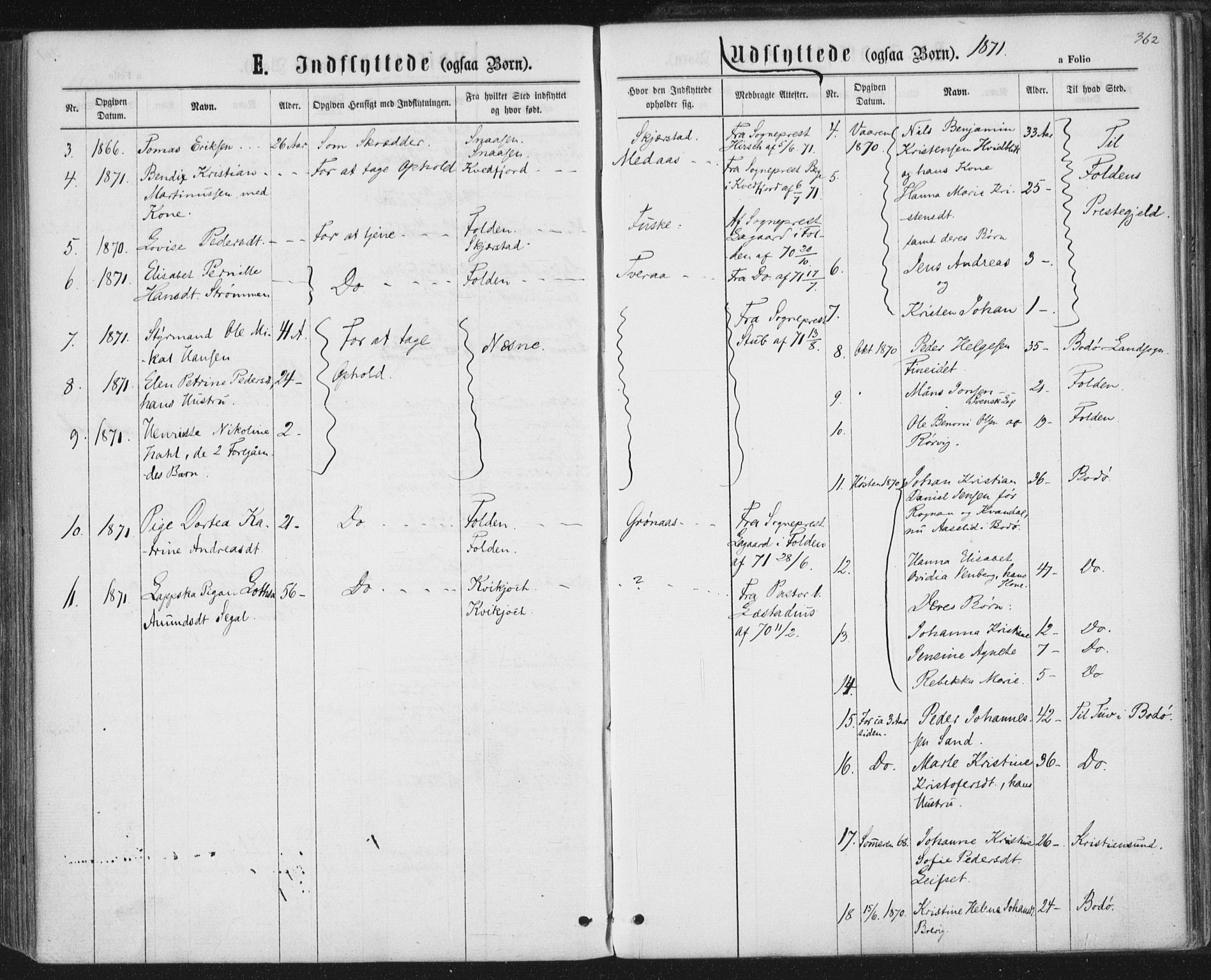 Ministerialprotokoller, klokkerbøker og fødselsregistre - Nordland, AV/SAT-A-1459/852/L0739: Parish register (official) no. 852A09, 1866-1877, p. 362