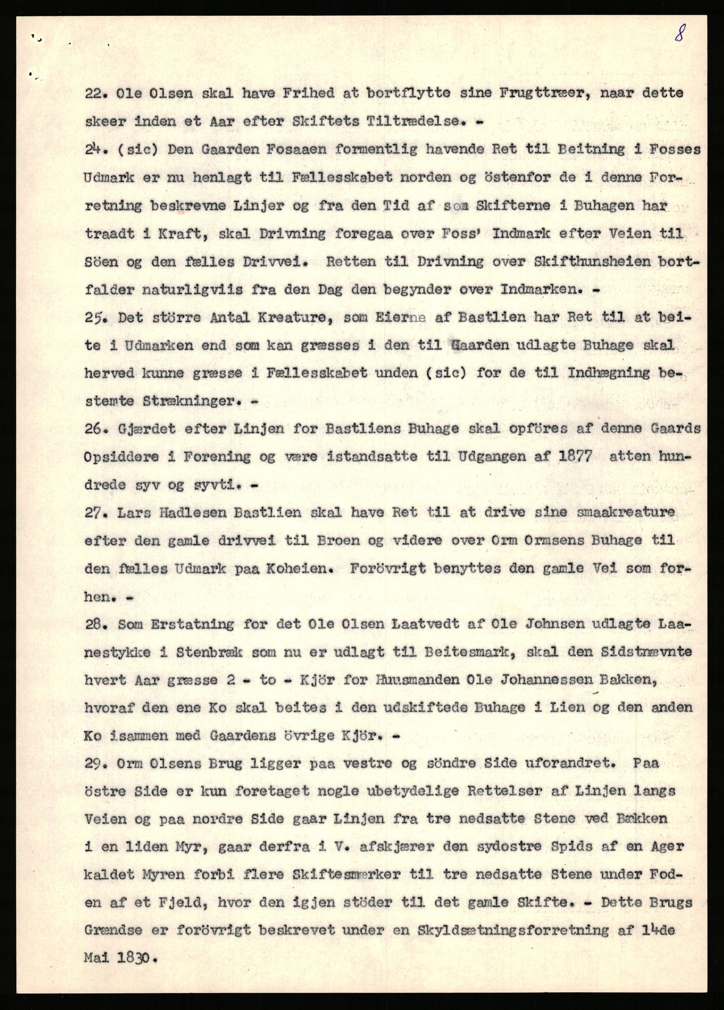 Statsarkivet i Stavanger, AV/SAST-A-101971/03/Y/Yj/L0022: Avskrifter sortert etter gårdsnavn: Foss - Frøiland i Hetland, 1750-1930, p. 39