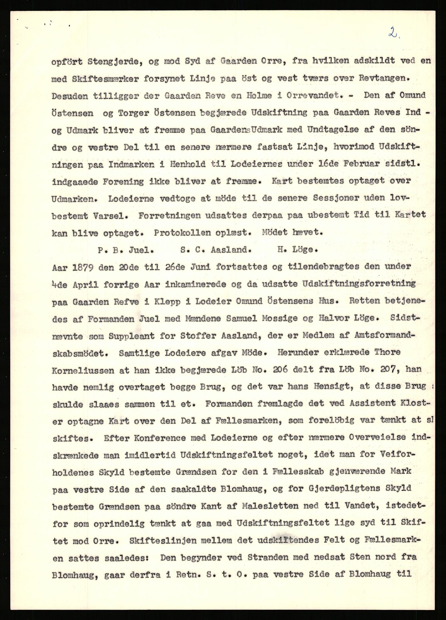 Statsarkivet i Stavanger, AV/SAST-A-101971/03/Y/Yj/L0068: Avskrifter sortert etter gårdsnavn: Refsnes - Risjell, 1750-1930, p. 230