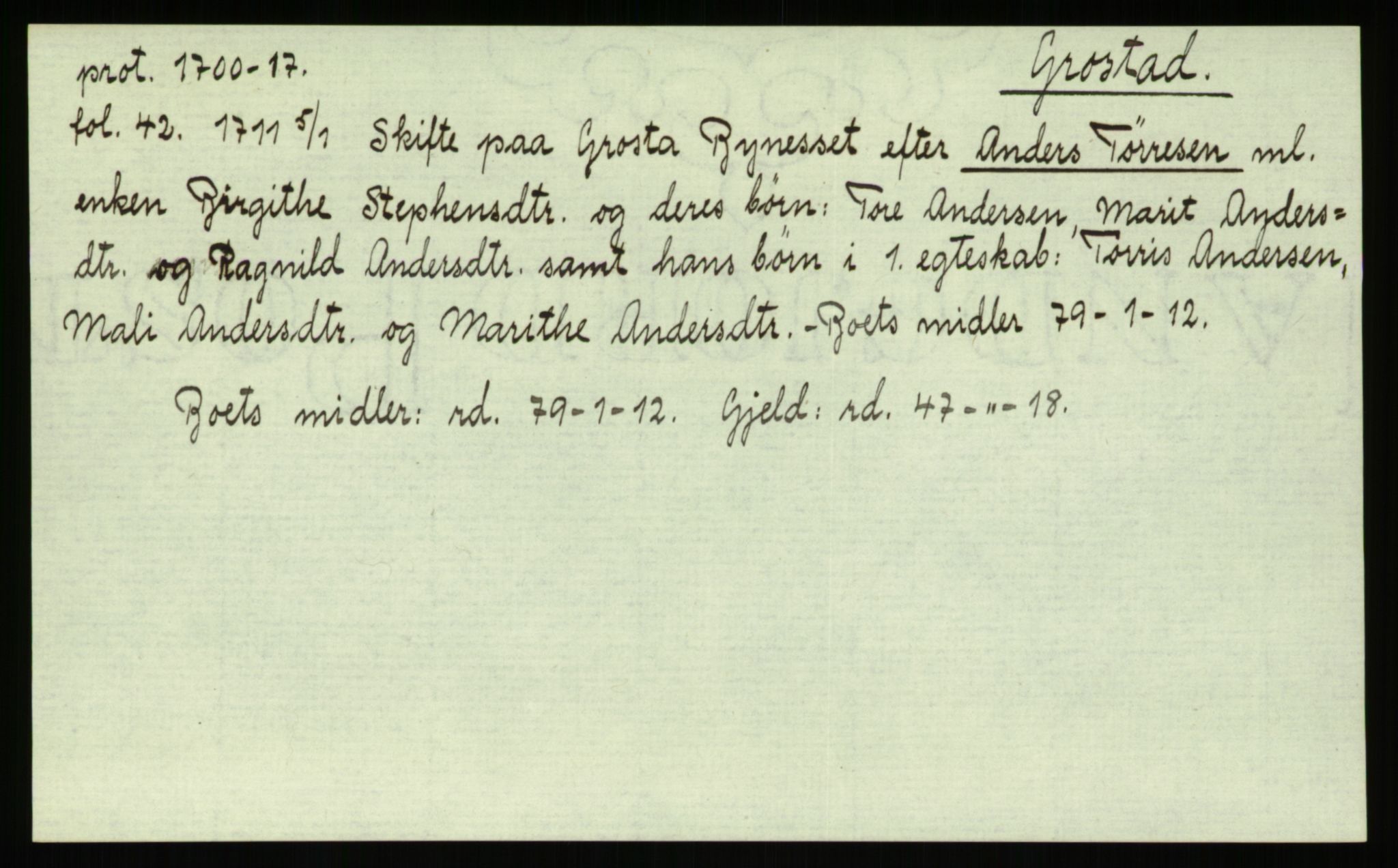 Strinda og Selbu sorenskriveri, AV/SAT-A-0015/3, 1700-1766, p. 401