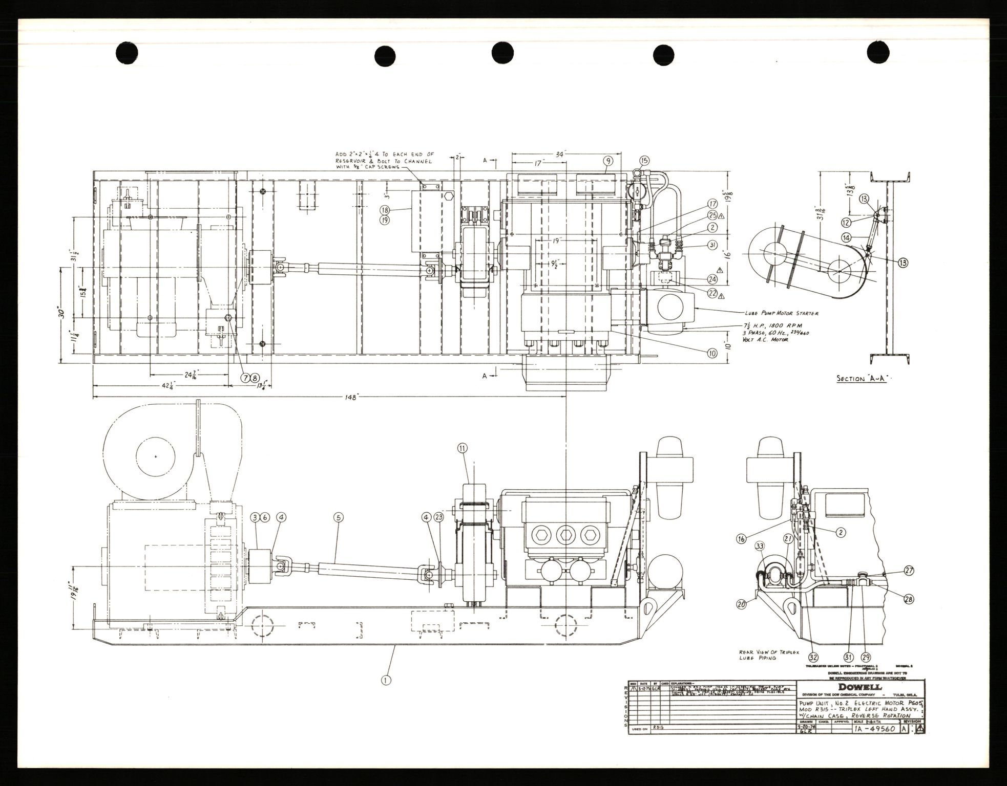 Pa 1503 - Stavanger Drilling AS, AV/SAST-A-101906/2/E/Eb/Ebb/L0008: Alexander L. Kielland plattform - Operation manual, 1976, p. 277