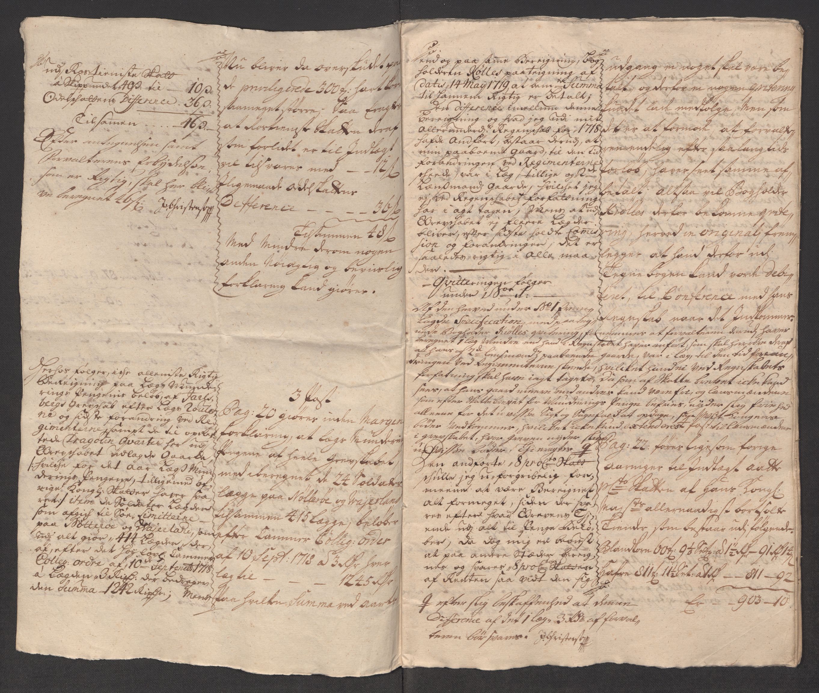 Rentekammeret inntil 1814, Reviderte regnskaper, Fogderegnskap, AV/RA-EA-4092/R32/L1882: Fogderegnskap Jarlsberg grevskap, 1718, p. 490