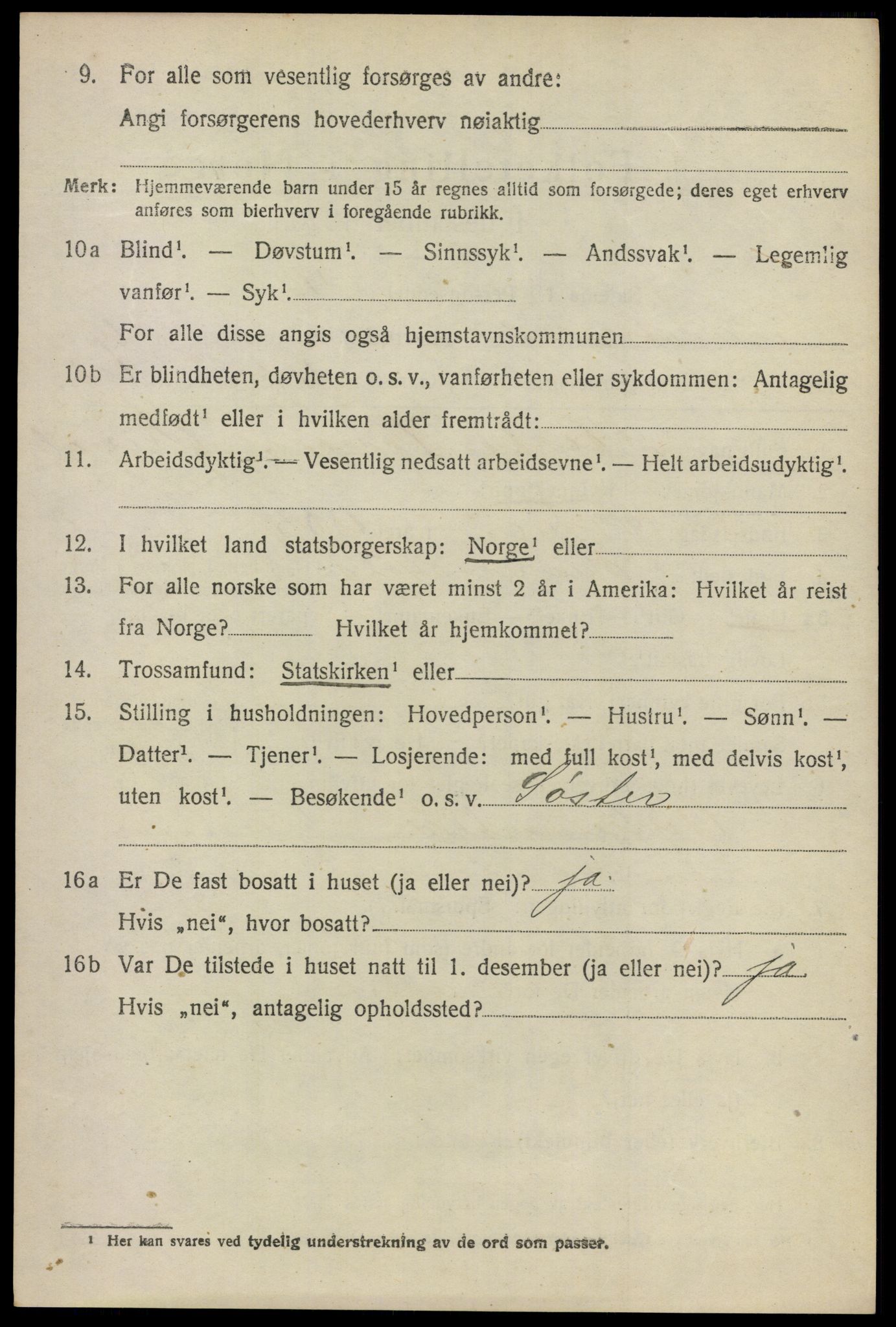 SAO, 1920 census for Nannestad, 1920, p. 2466