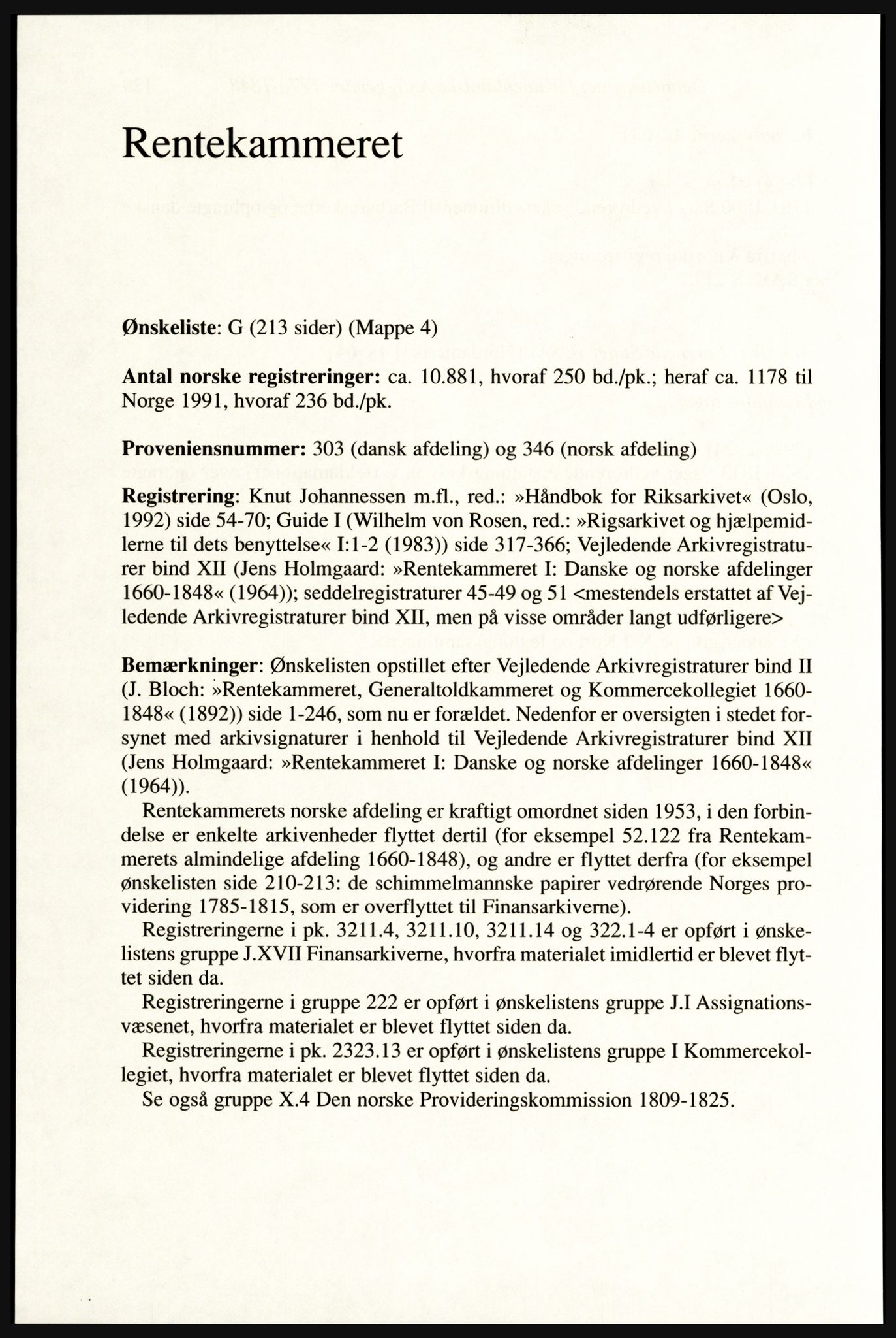 Publikasjoner utgitt av Arkivverket, PUBL/PUBL-001/A/0002: Erik Gøbel: NOREG, Tværregistratur over norgesrelevant materiale i Rigsarkivet i København (2000), 2000, p. 132