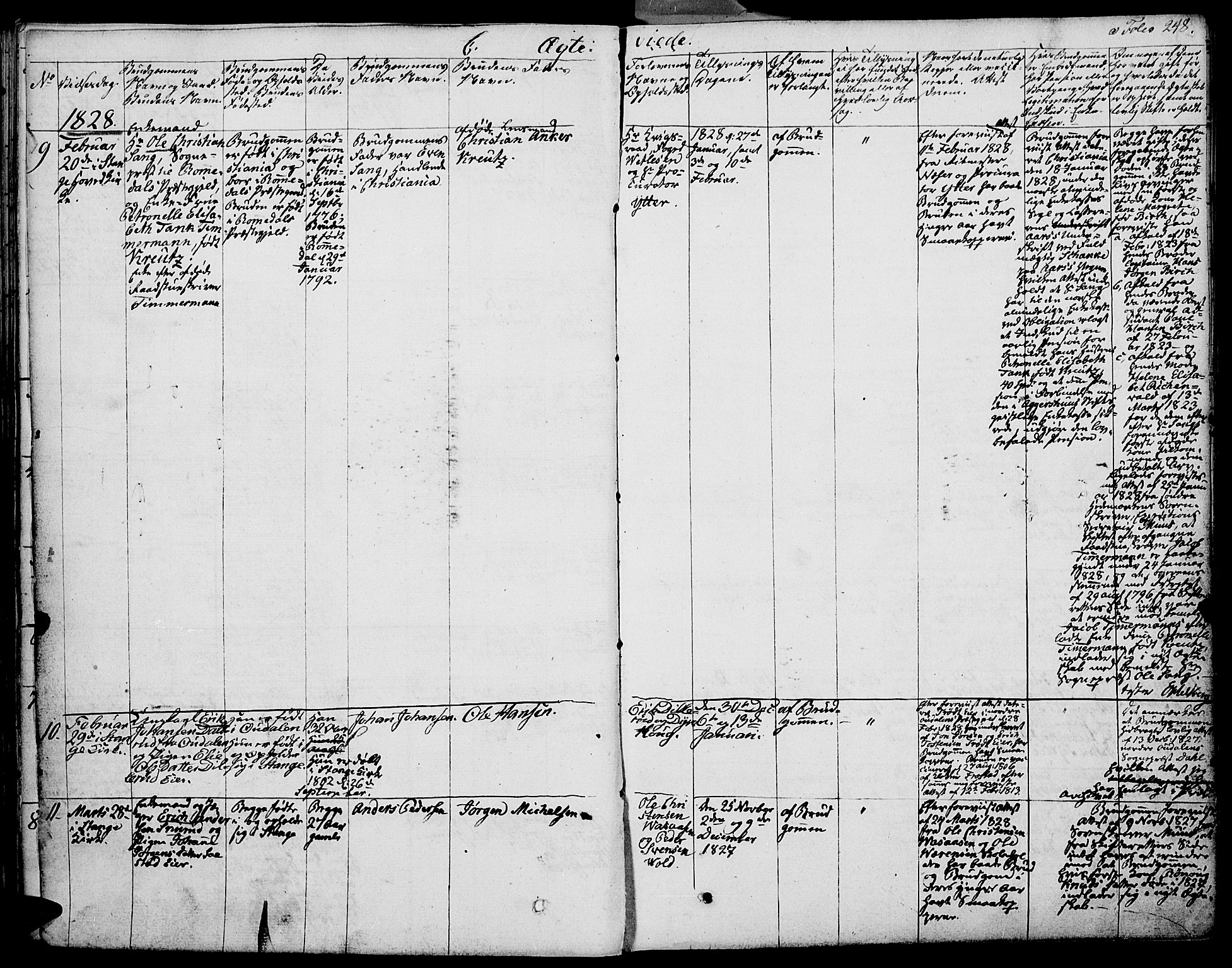 Stange prestekontor, AV/SAH-PREST-002/K/L0009: Parish register (official) no. 9, 1826-1835, p. 248