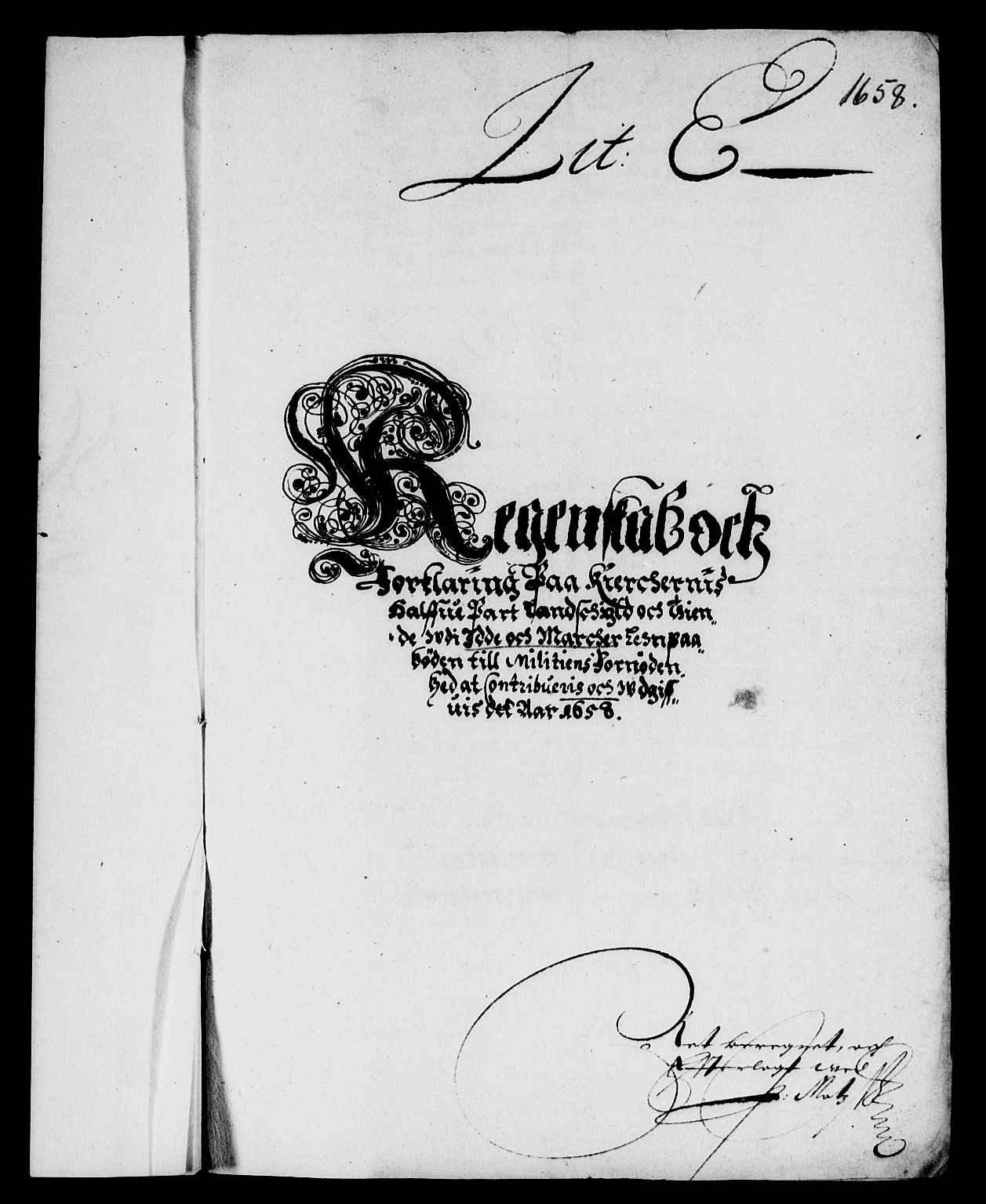 Rentekammeret inntil 1814, Reviderte regnskaper, Lensregnskaper, RA/EA-5023/R/Rb/Rbb/L0007: Idd og Marker len, 1656-1659