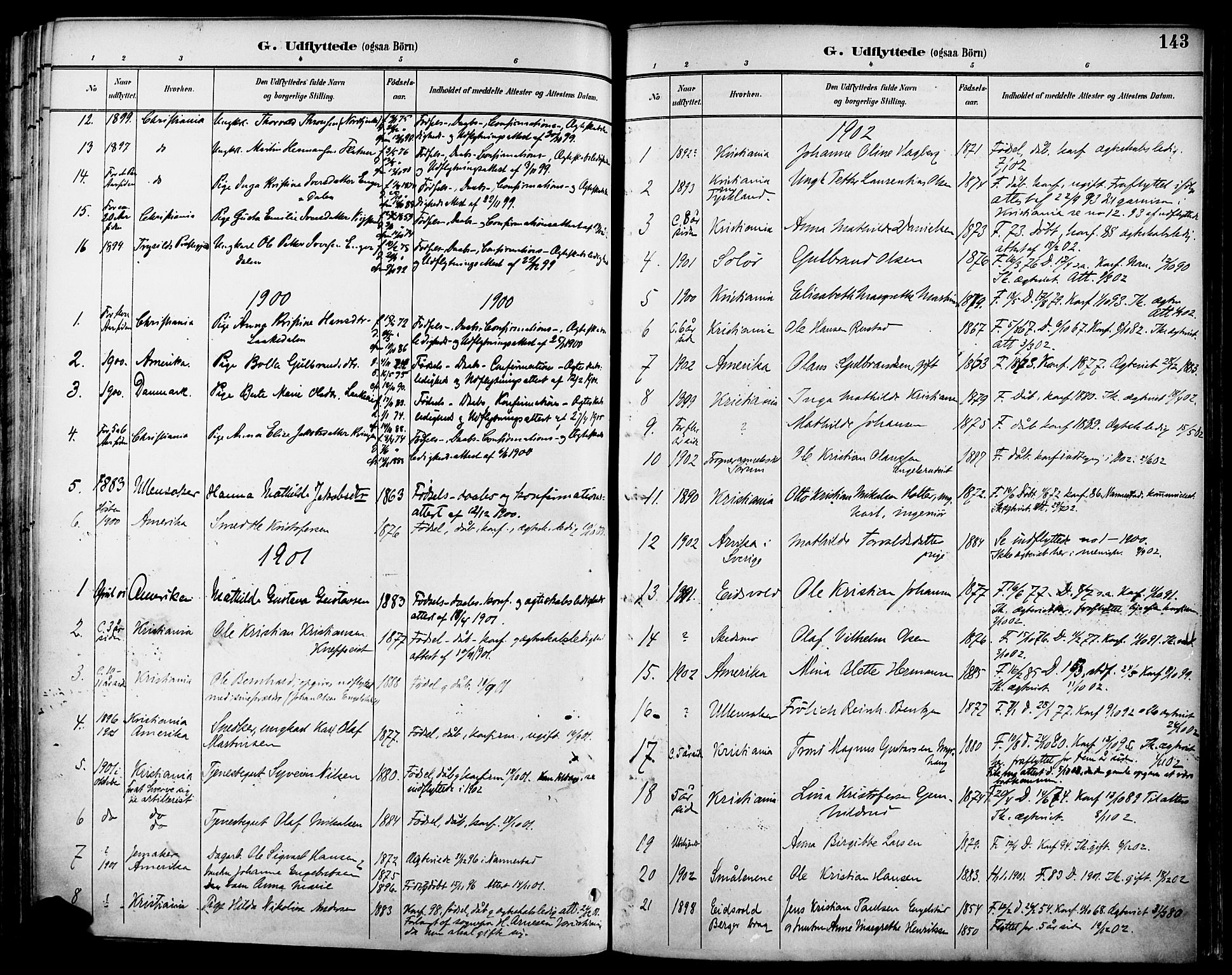 Nannestad prestekontor Kirkebøker, SAO/A-10414a/F/Fa/L0015: Parish register (official) no. I 15, 1891-1905, p. 143
