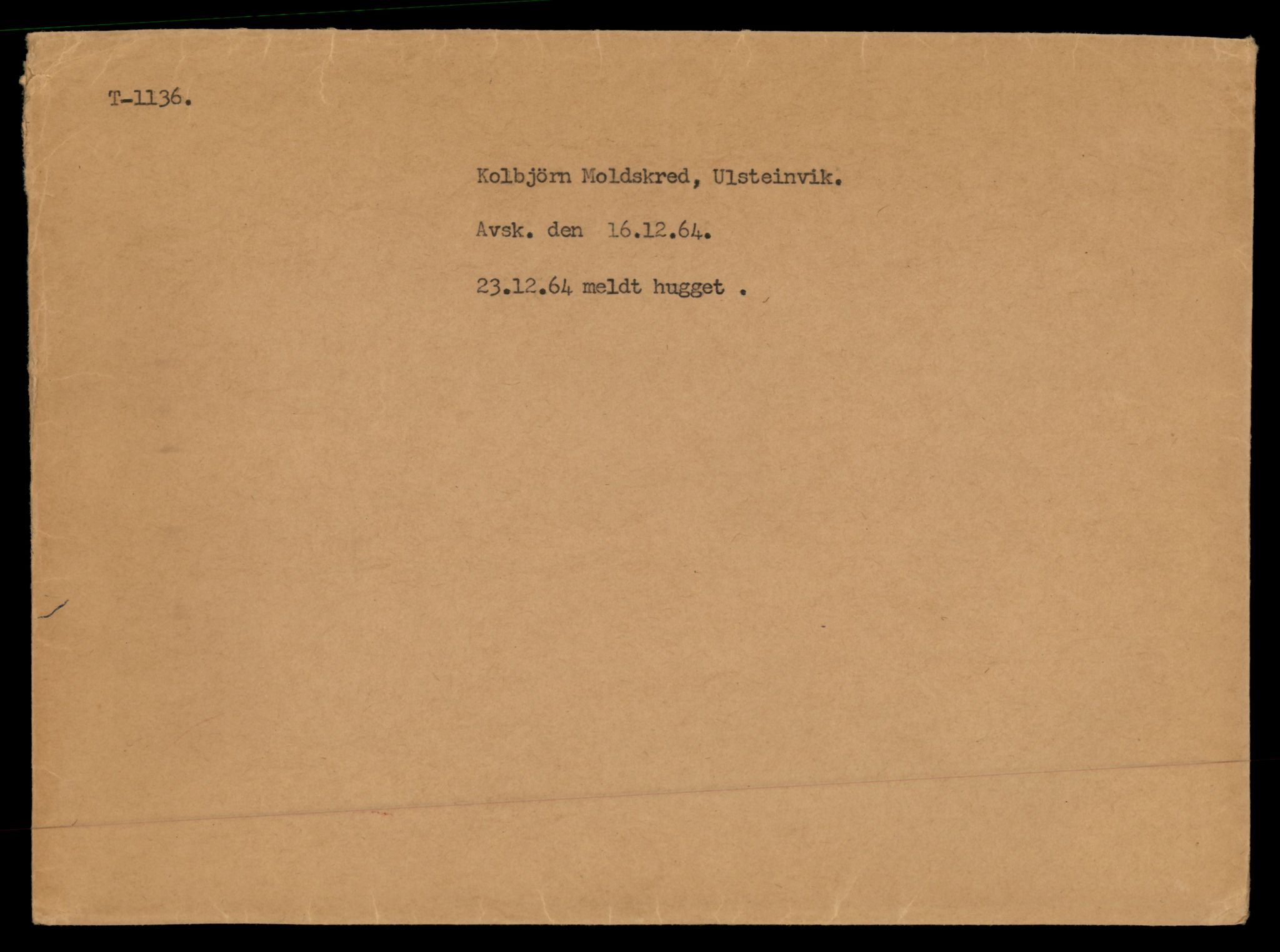 Møre og Romsdal vegkontor - Ålesund trafikkstasjon, AV/SAT-A-4099/F/Fe/L0010: Registreringskort for kjøretøy T 1050 - T 1169, 1927-1998, p. 2415