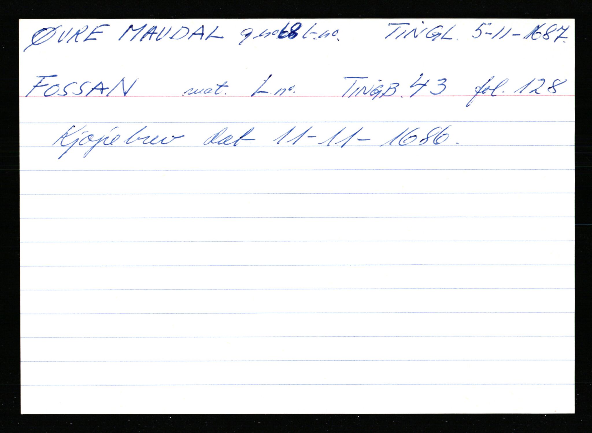 Statsarkivet i Stavanger, AV/SAST-A-101971/03/Y/Ym/L0037: Åstedskort sortert etter gårdsnavn: Lædre - Mauland, 1600-1950, p. 658