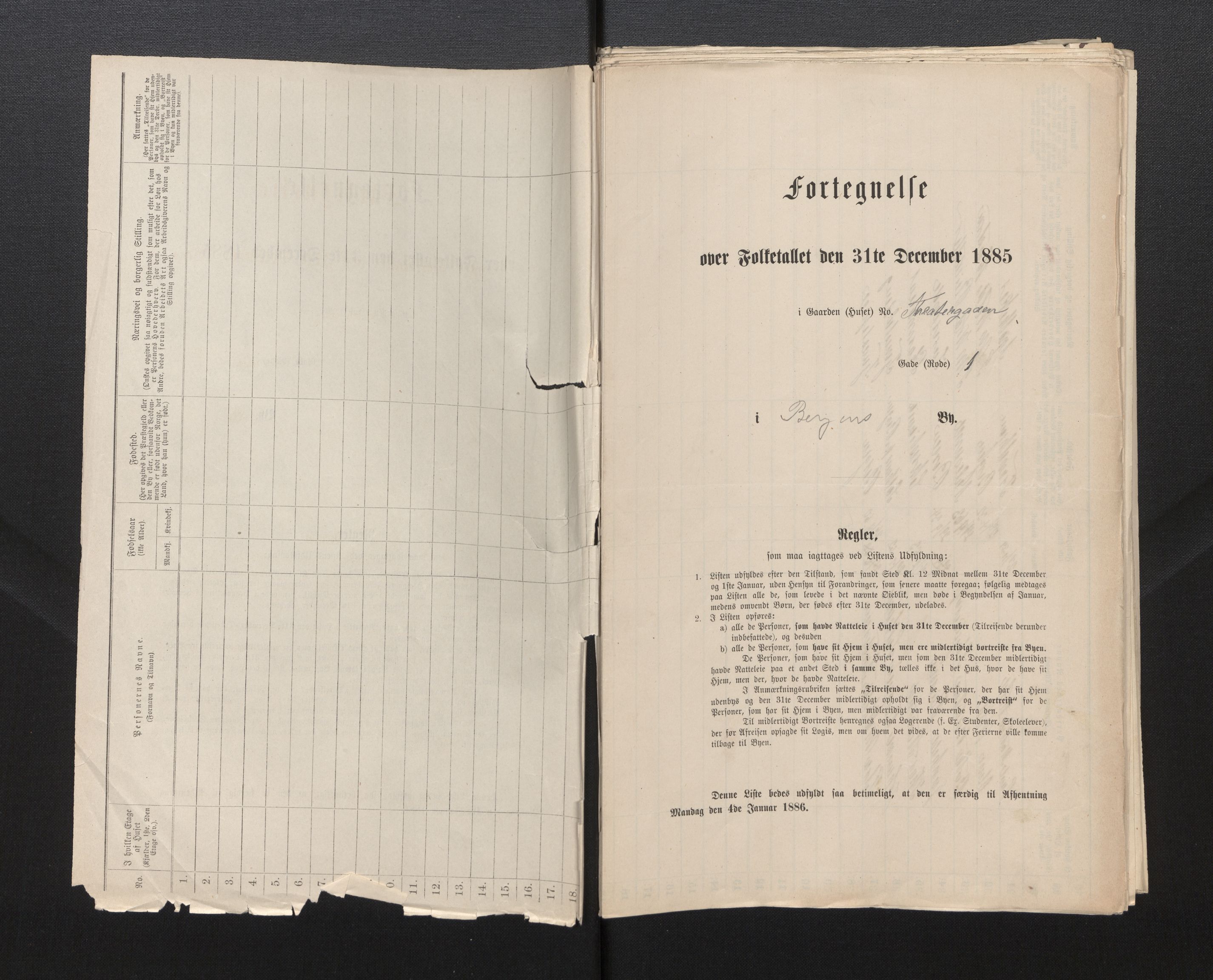 SAB, 1885 census for 1301 Bergen, 1885, p. 7168