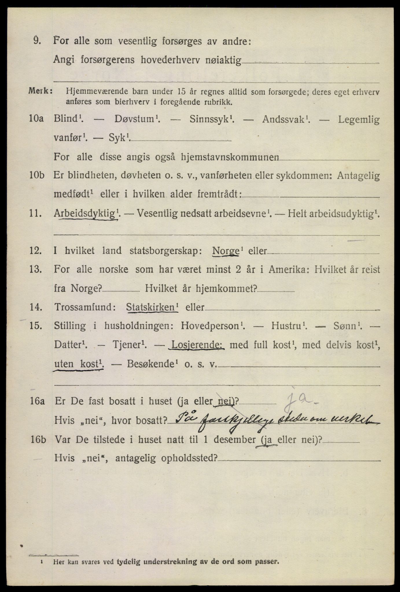 SAKO, 1920 census for Røyken, 1920, p. 2881