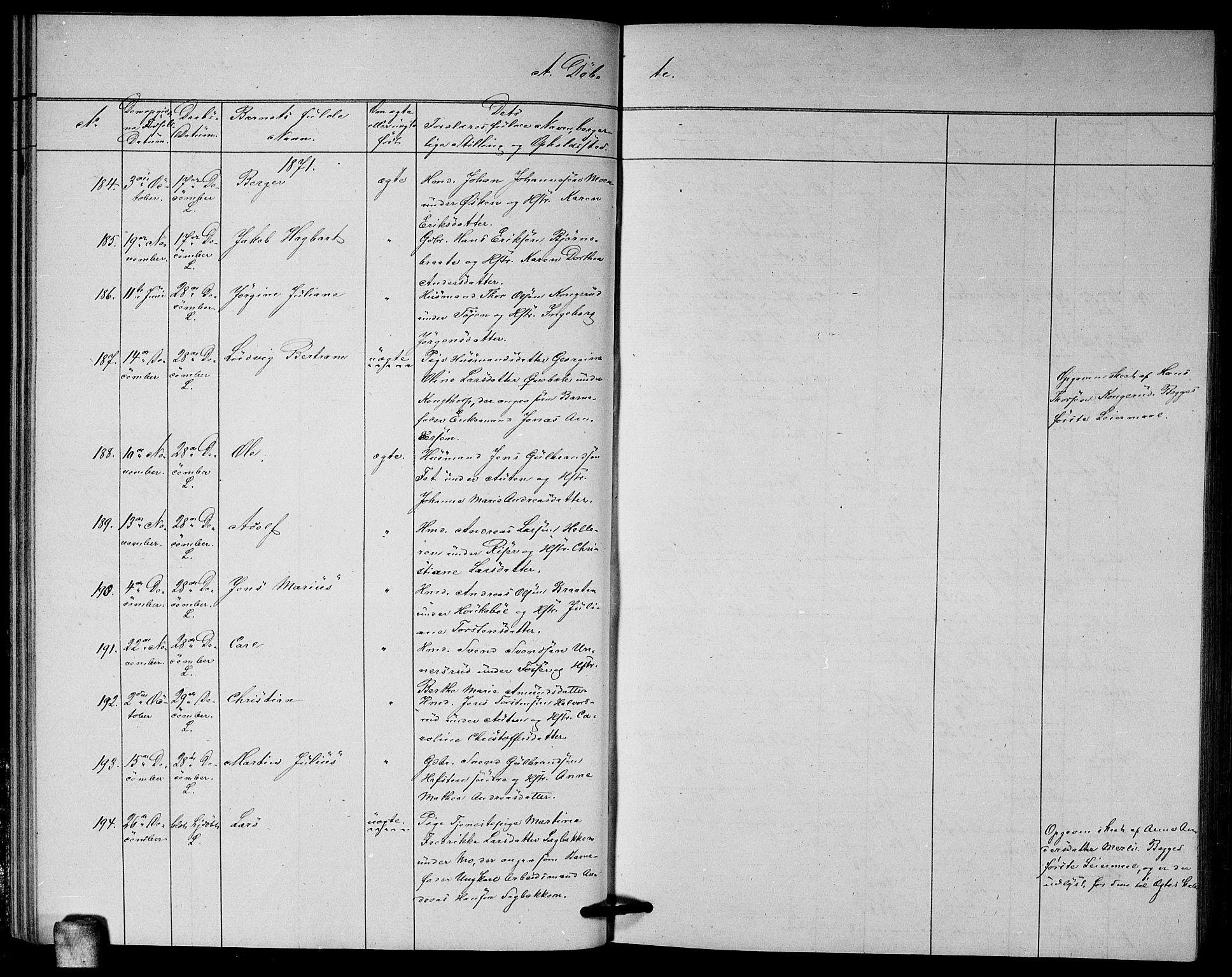 Høland prestekontor Kirkebøker, AV/SAO-A-10346a/G/Ga/L0006: Parish register (copy) no. I 6, 1869-1879, p. 33