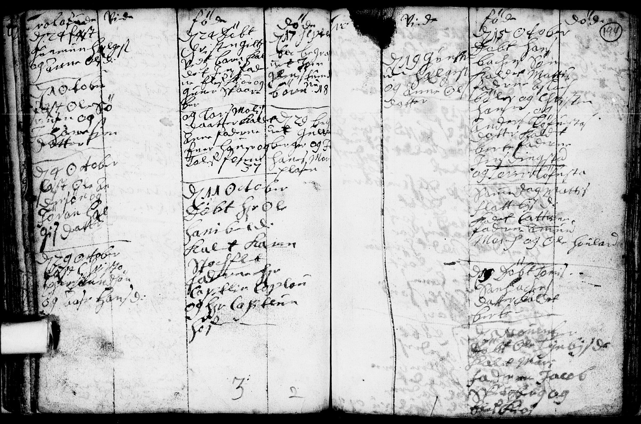 Spydeberg prestekontor Kirkebøker, AV/SAO-A-10924/F/Fa/L0001: Parish register (official) no. I 1, 1696-1738, p. 194