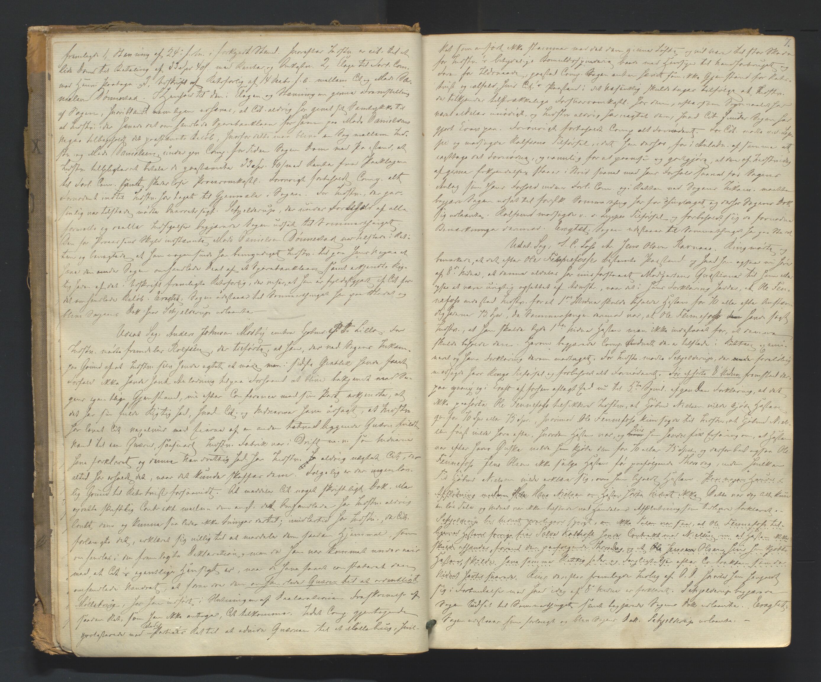 Torridal sorenskriveri, AV/SAK-1221-0012/F/Fa/L0001: Tingbok nr. 1, 1855-1864, p. 6b-7a