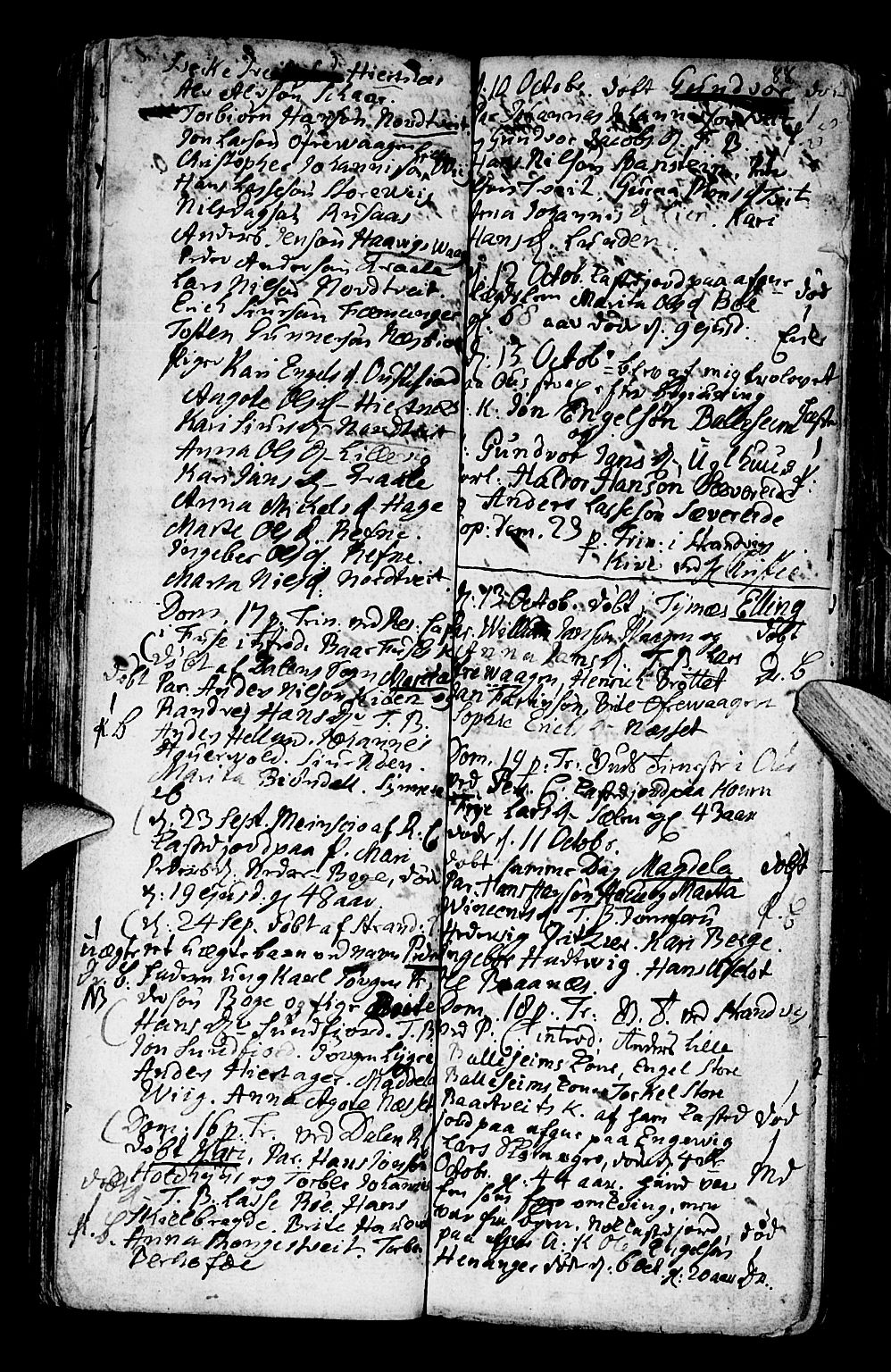 Os sokneprestembete, SAB/A-99929: Parish register (official) no. A 9, 1766-1779, p. 88