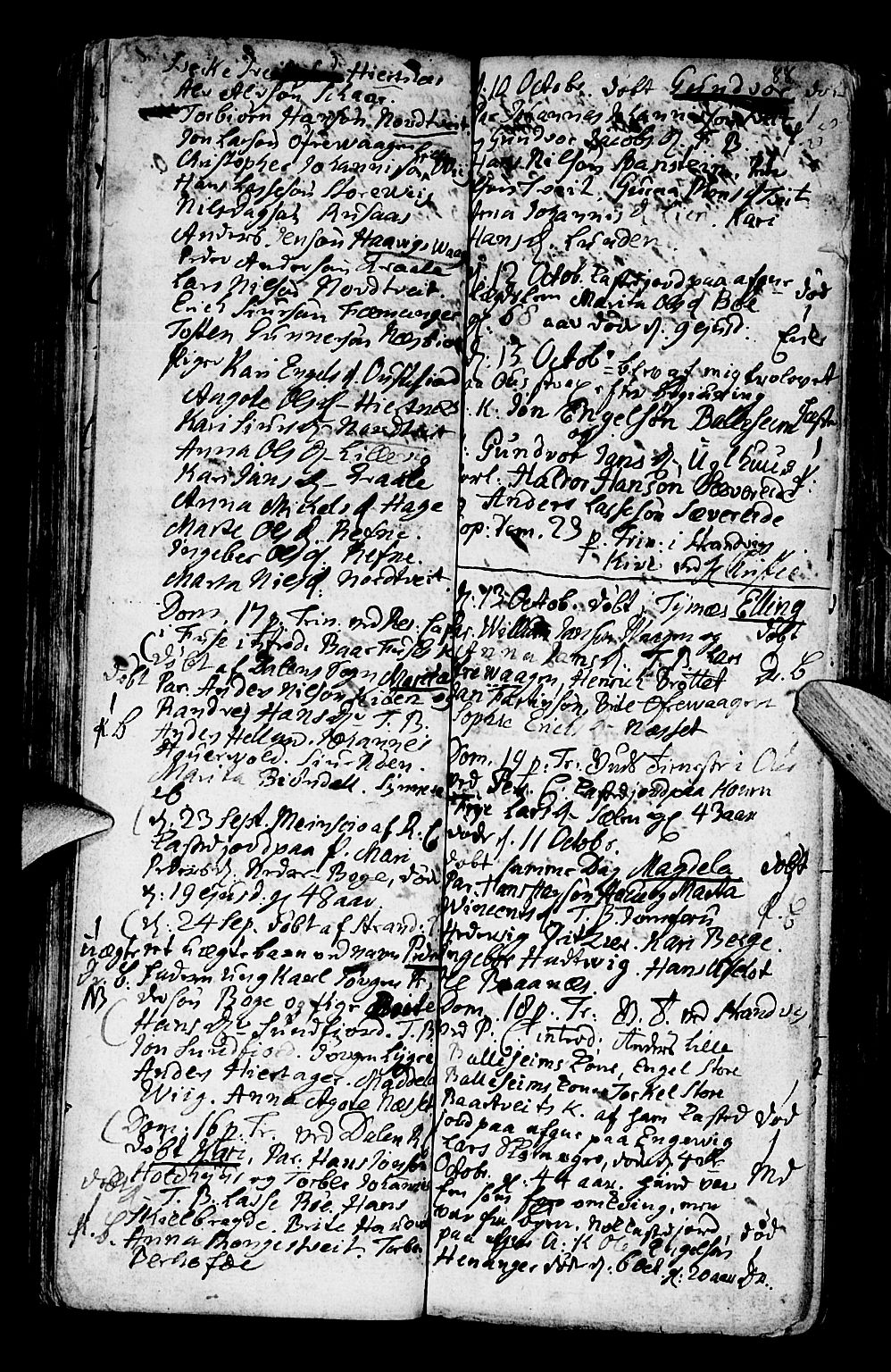 Os sokneprestembete, AV/SAB-A-99929: Parish register (official) no. A 9, 1766-1779, p. 88