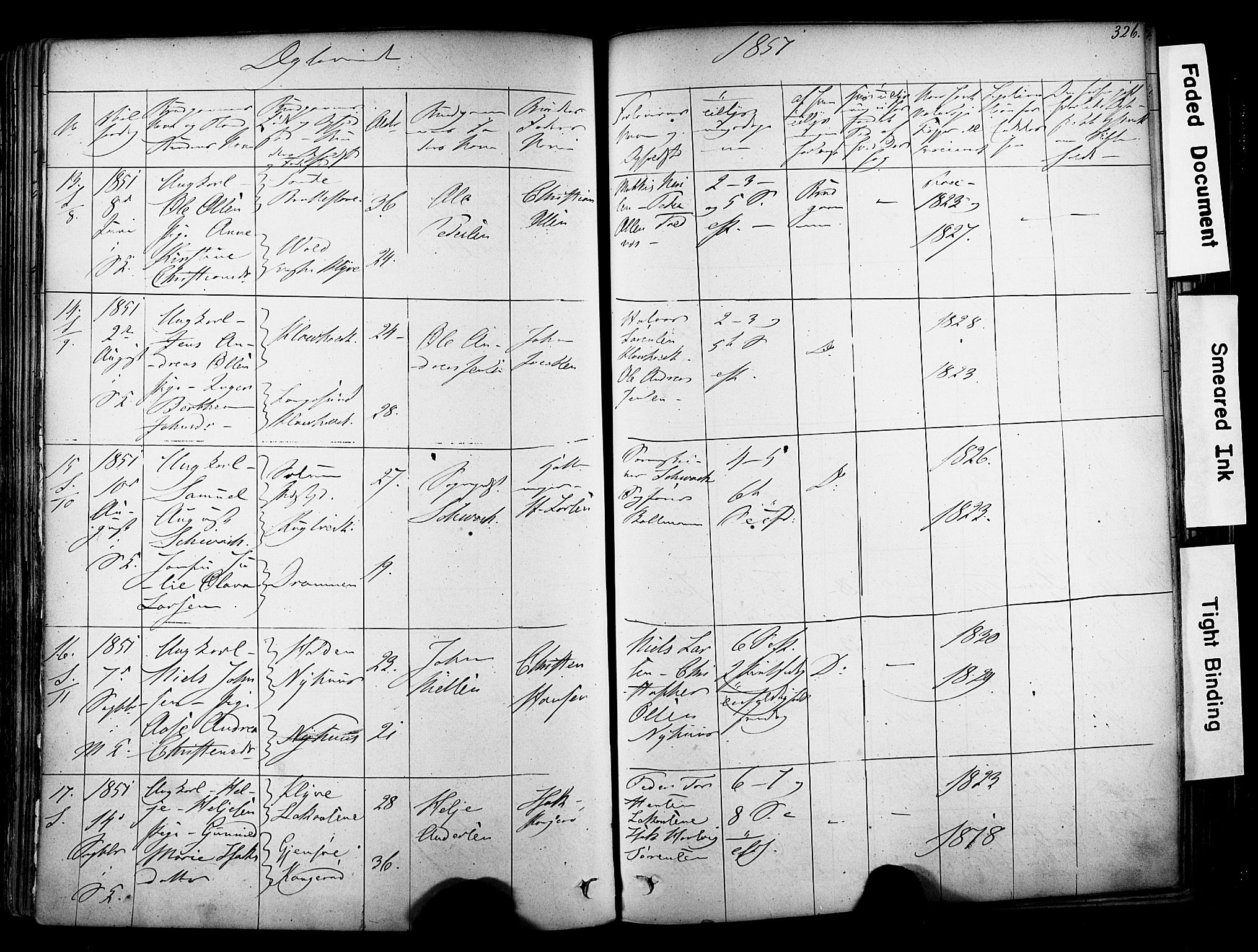 Solum kirkebøker, AV/SAKO-A-306/F/Fa/L0006: Parish register (official) no. I 6, 1844-1855, p. 326