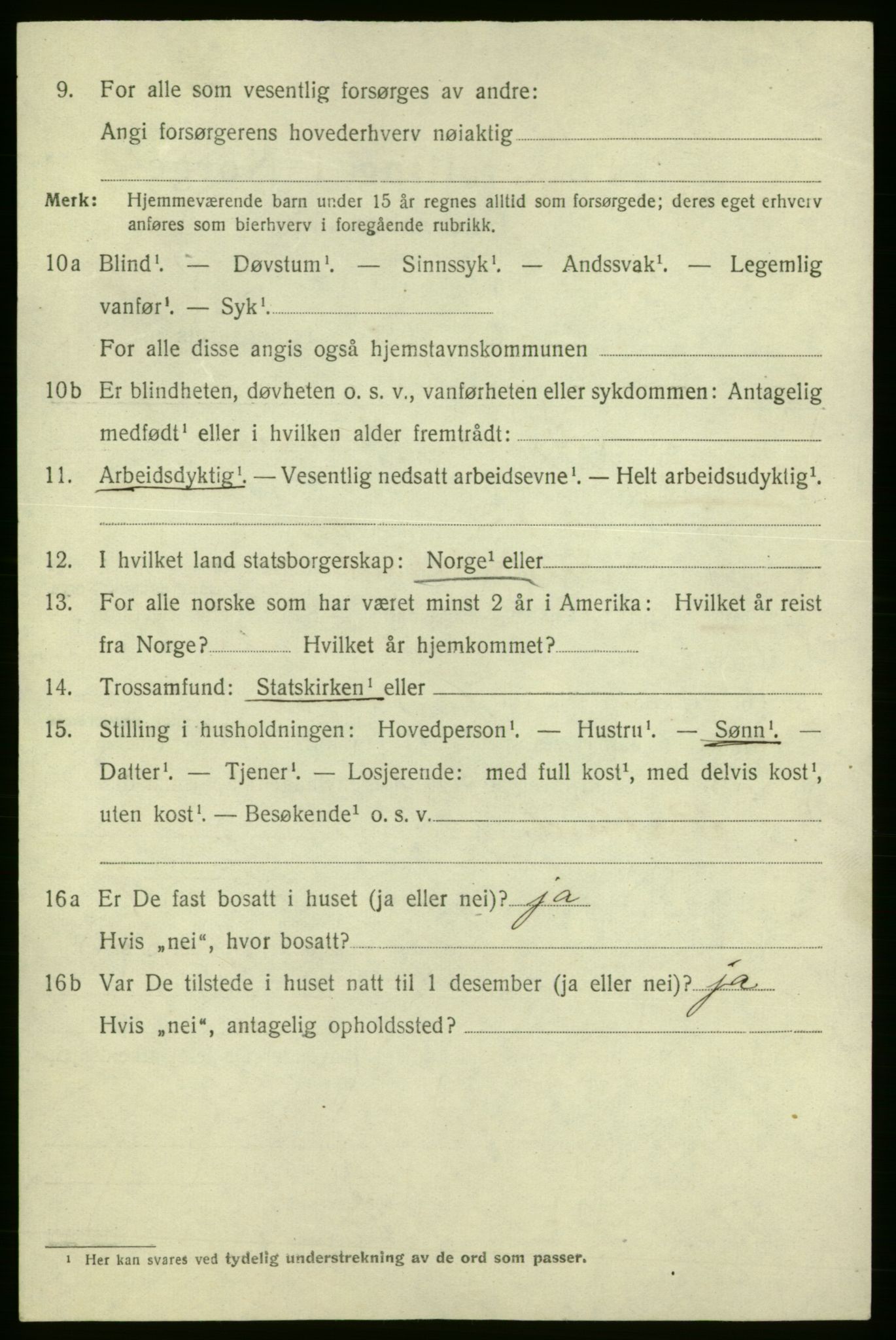 SAO, 1920 census for Fredrikshald, 1920, p. 11257