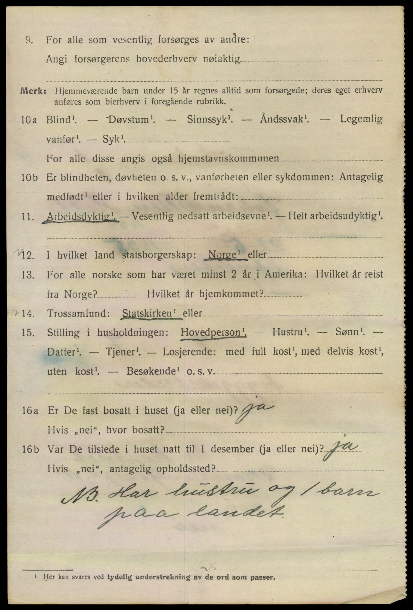 SAO, 1920 census for Kristiania, 1920, p. 337206