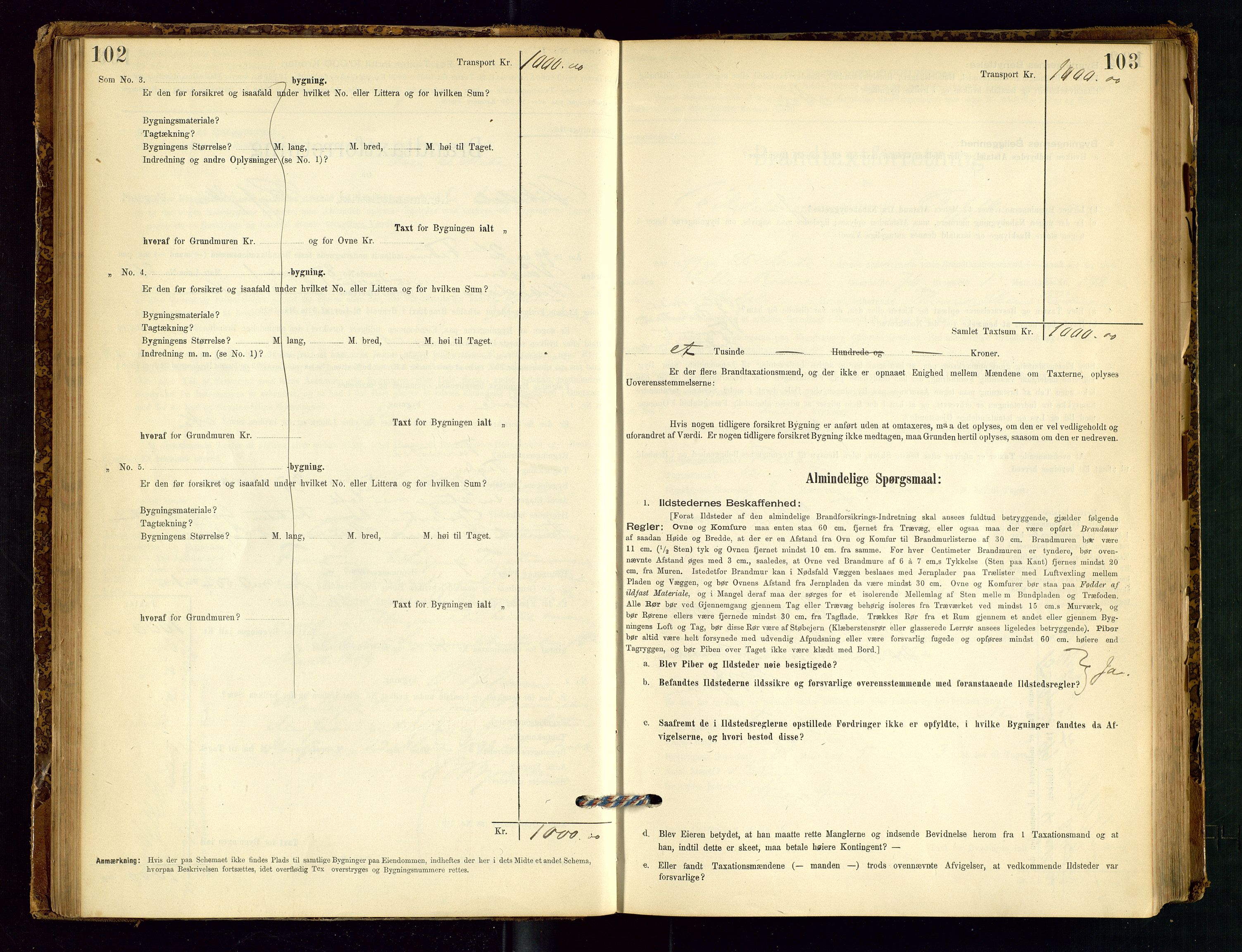 Vikedal lensmannskontor, AV/SAST-A-100179/Gob/L0004: Branntakstprotokoll, 1894-1952, p. 102-103