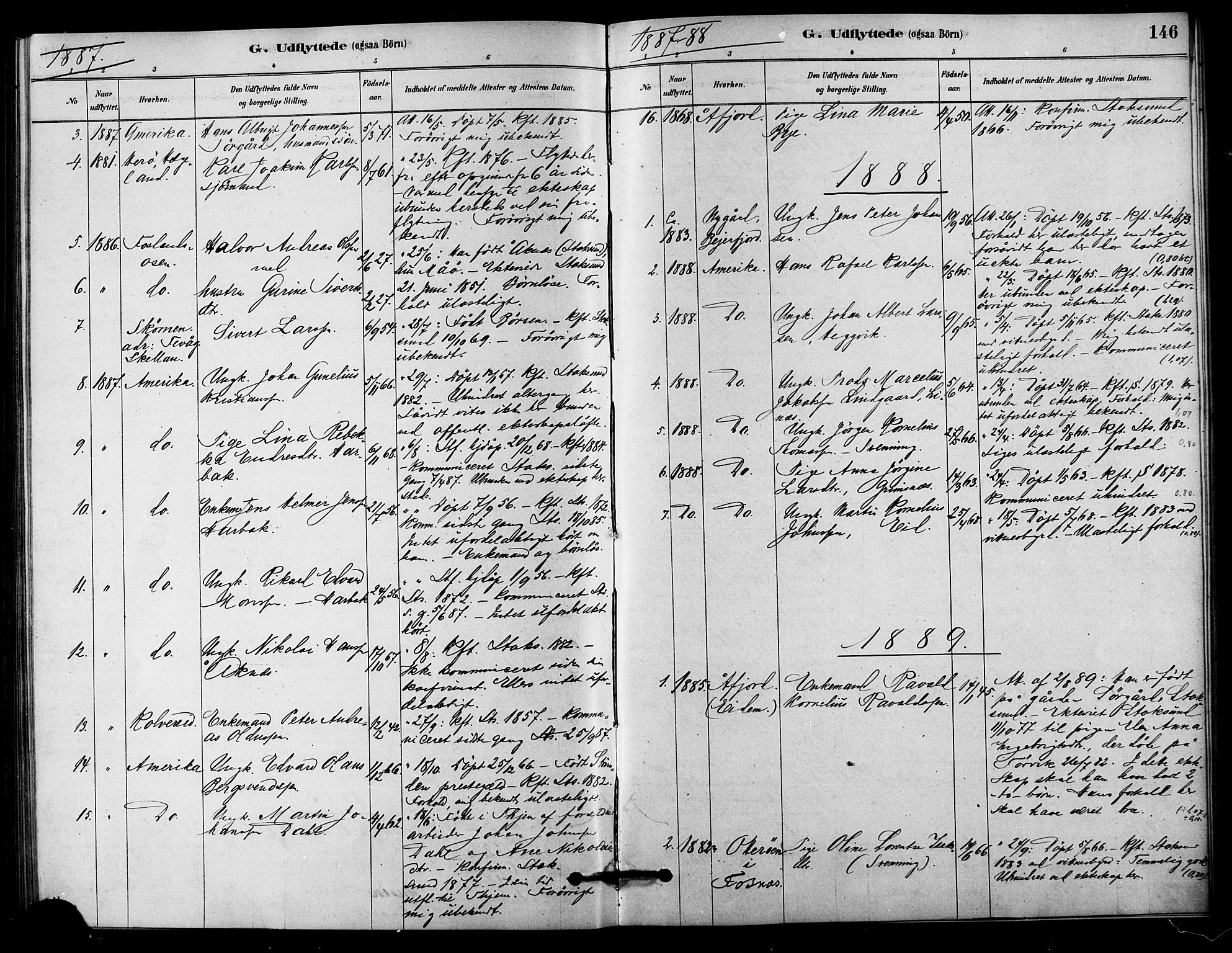 Ministerialprotokoller, klokkerbøker og fødselsregistre - Sør-Trøndelag, SAT/A-1456/656/L0692: Parish register (official) no. 656A01, 1879-1893, p. 146
