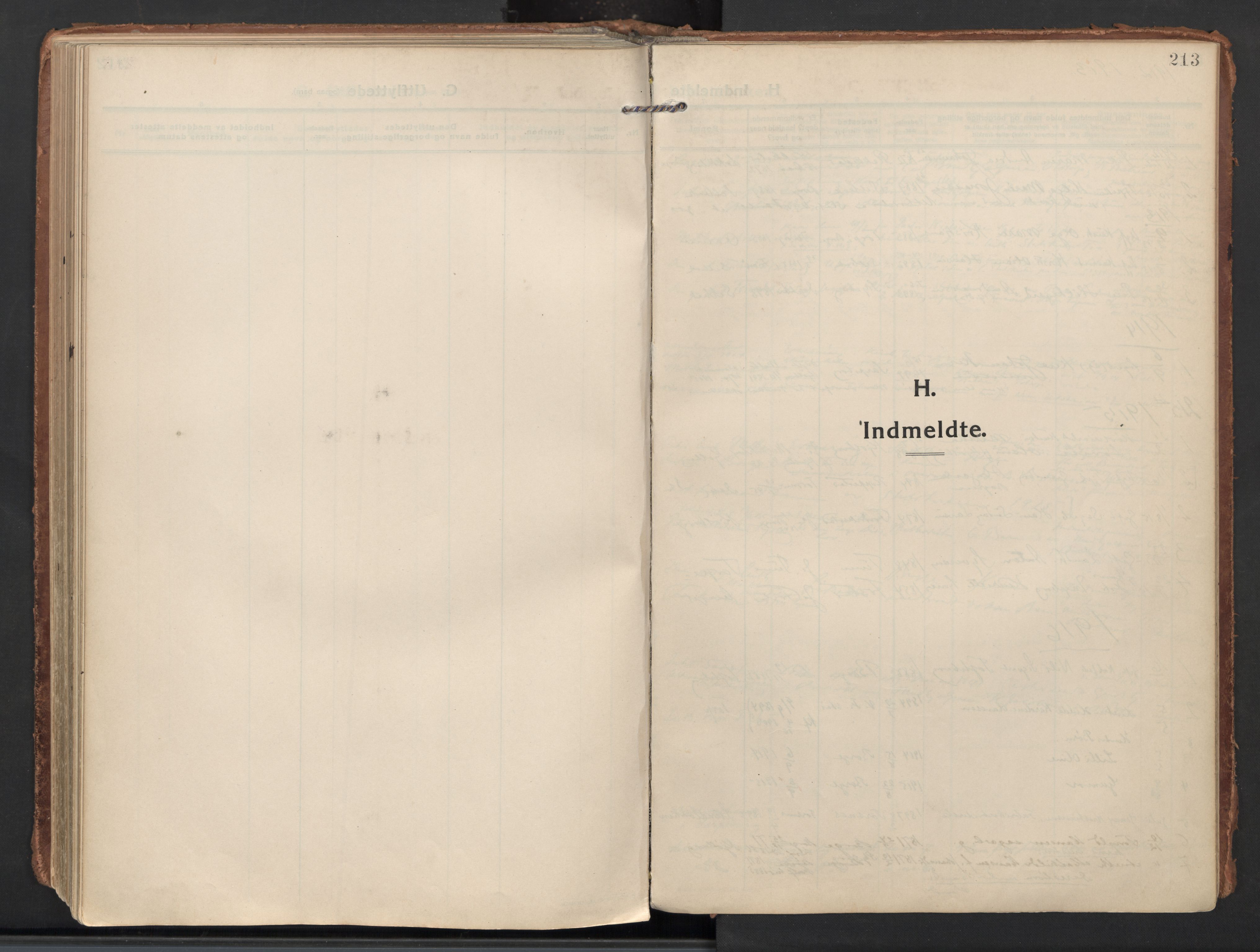 Borge prestekontor Kirkebøker, SAO/A-10903/F/Fa/L0012: Parish register (official) no. I 12, 1912-1955, p. 213