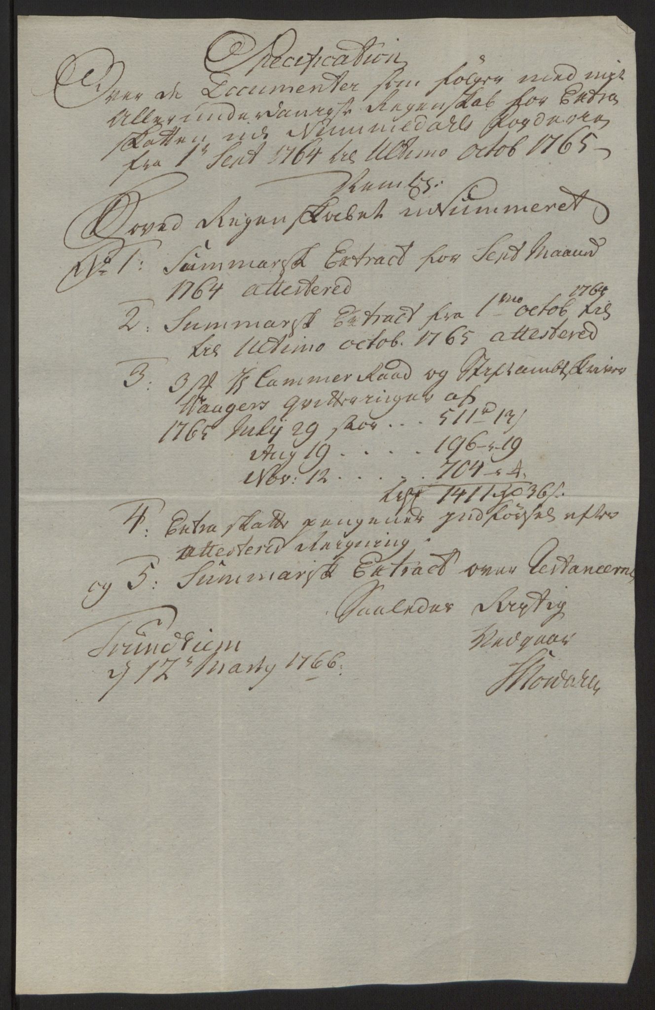 Rentekammeret inntil 1814, Reviderte regnskaper, Fogderegnskap, RA/EA-4092/R64/L4502: Ekstraskatten Namdal, 1762-1772, p. 201