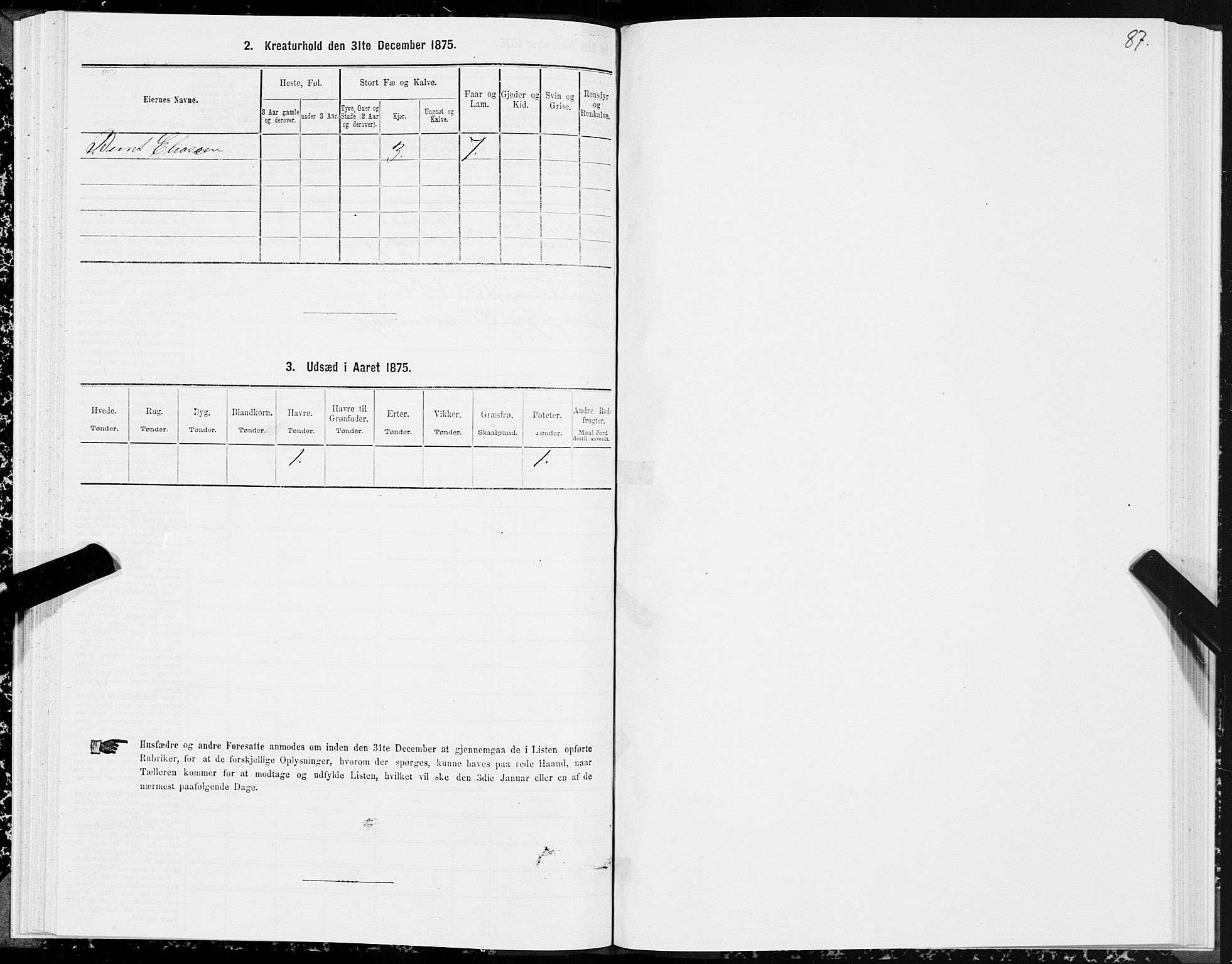 SAT, 1875 census for 1515P Herøy, 1875, p. 2087