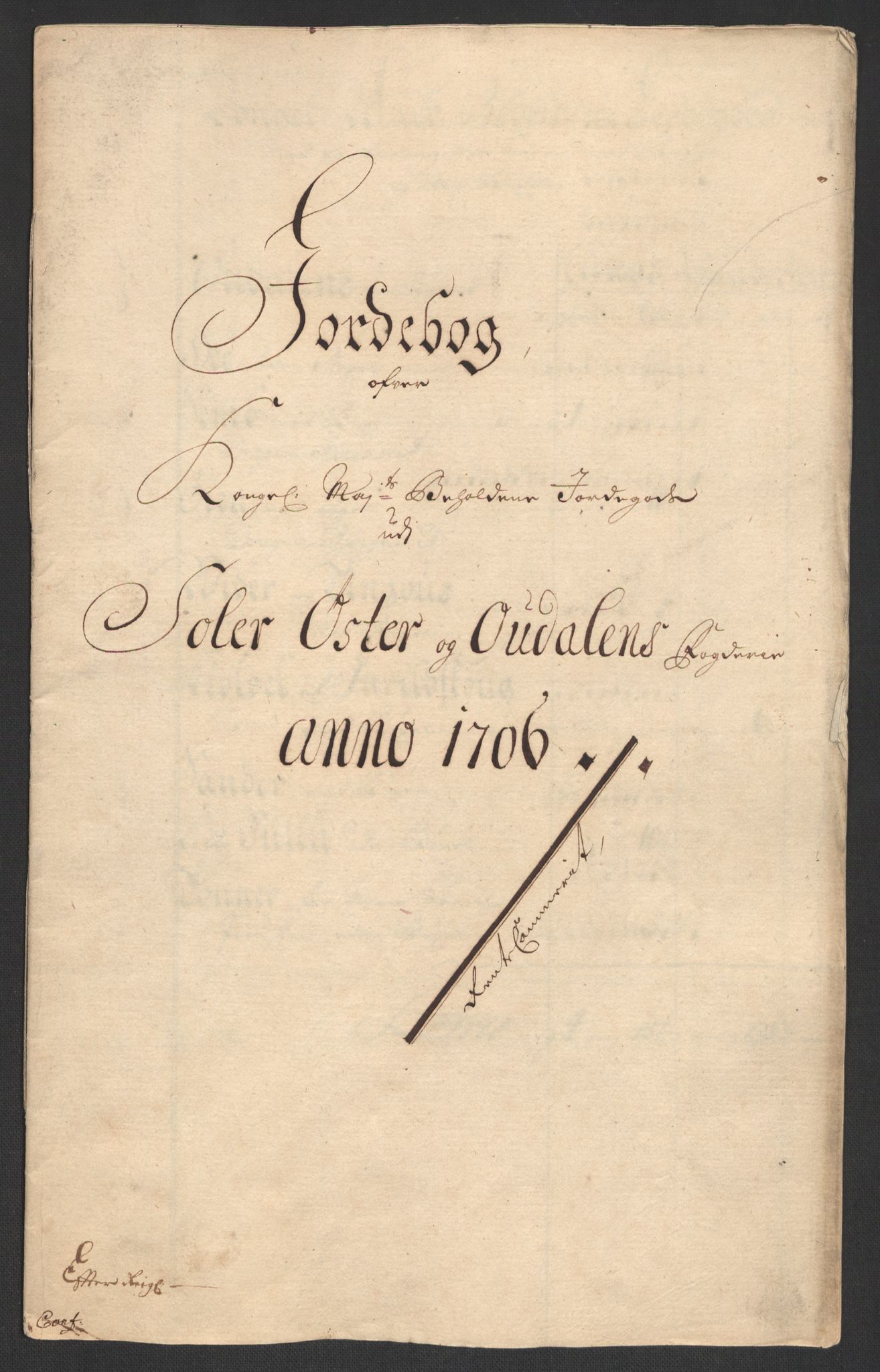 Rentekammeret inntil 1814, Reviderte regnskaper, Fogderegnskap, RA/EA-4092/R13/L0843: Fogderegnskap Solør, Odal og Østerdal, 1705-1706, p. 330