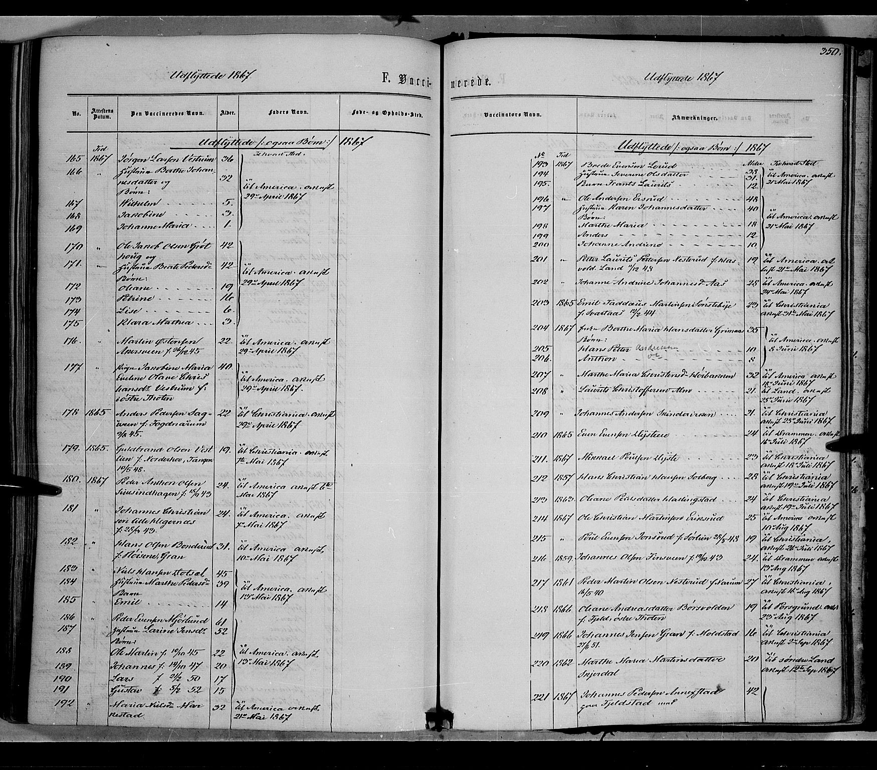 Vestre Toten prestekontor, AV/SAH-PREST-108/H/Ha/Haa/L0007: Parish register (official) no. 7, 1862-1869, p. 350