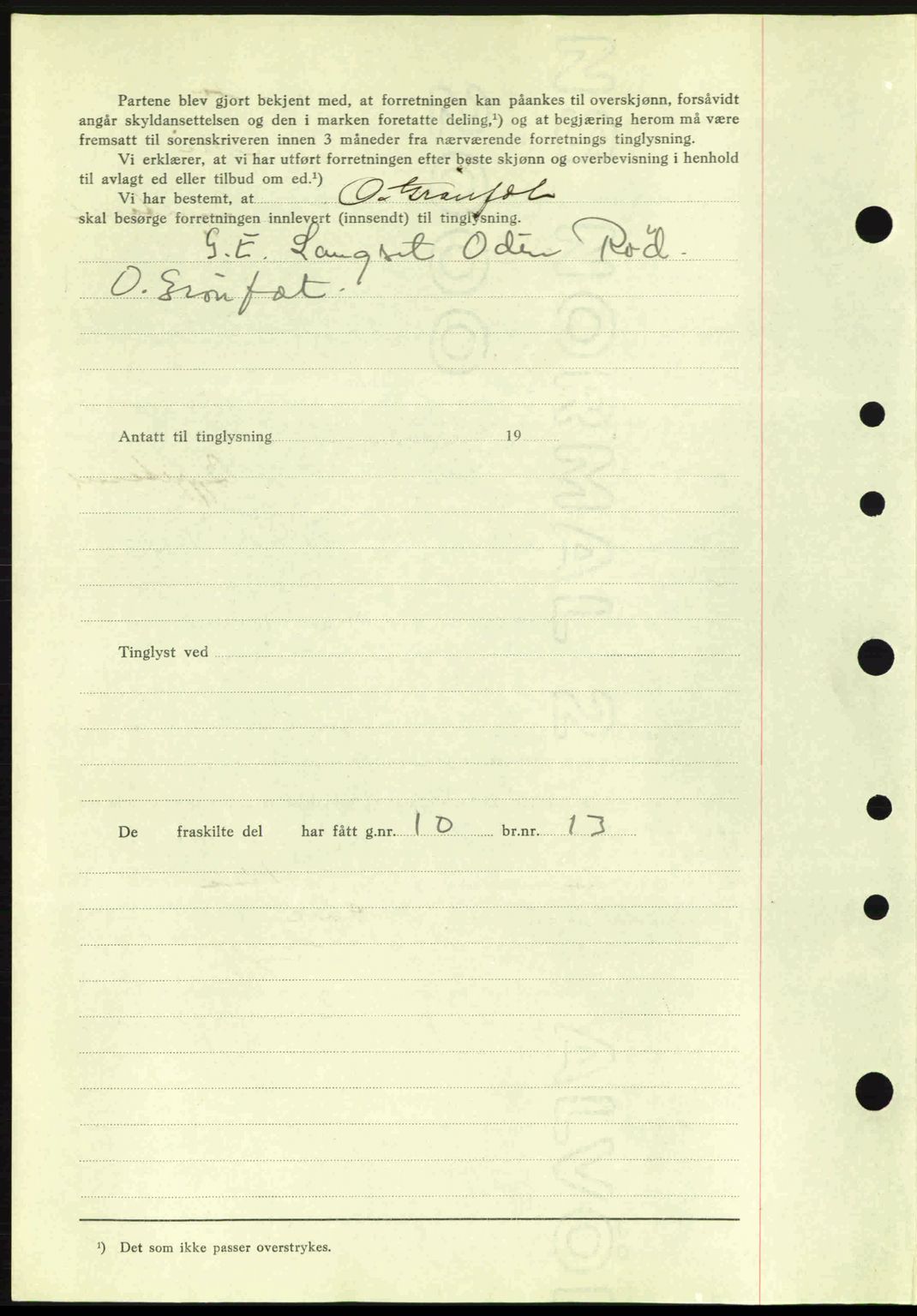 Romsdal sorenskriveri, AV/SAT-A-4149/1/2/2C: Mortgage book no. A1, 1936-1936, Diary no: : 1638/1936