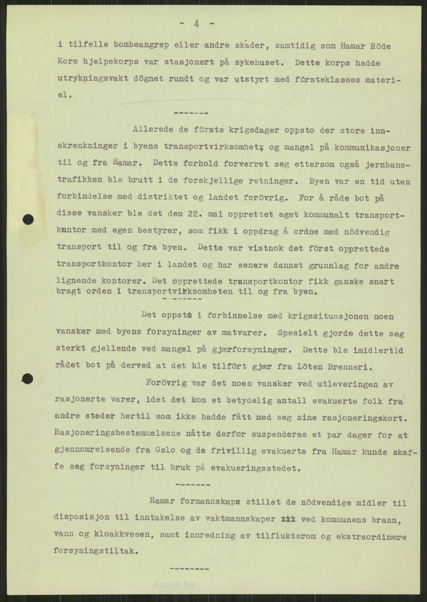 Forsvaret, Forsvarets krigshistoriske avdeling, AV/RA-RAFA-2017/Y/Ya/L0013: II-C-11-31 - Fylkesmenn.  Rapporter om krigsbegivenhetene 1940., 1940, p. 895