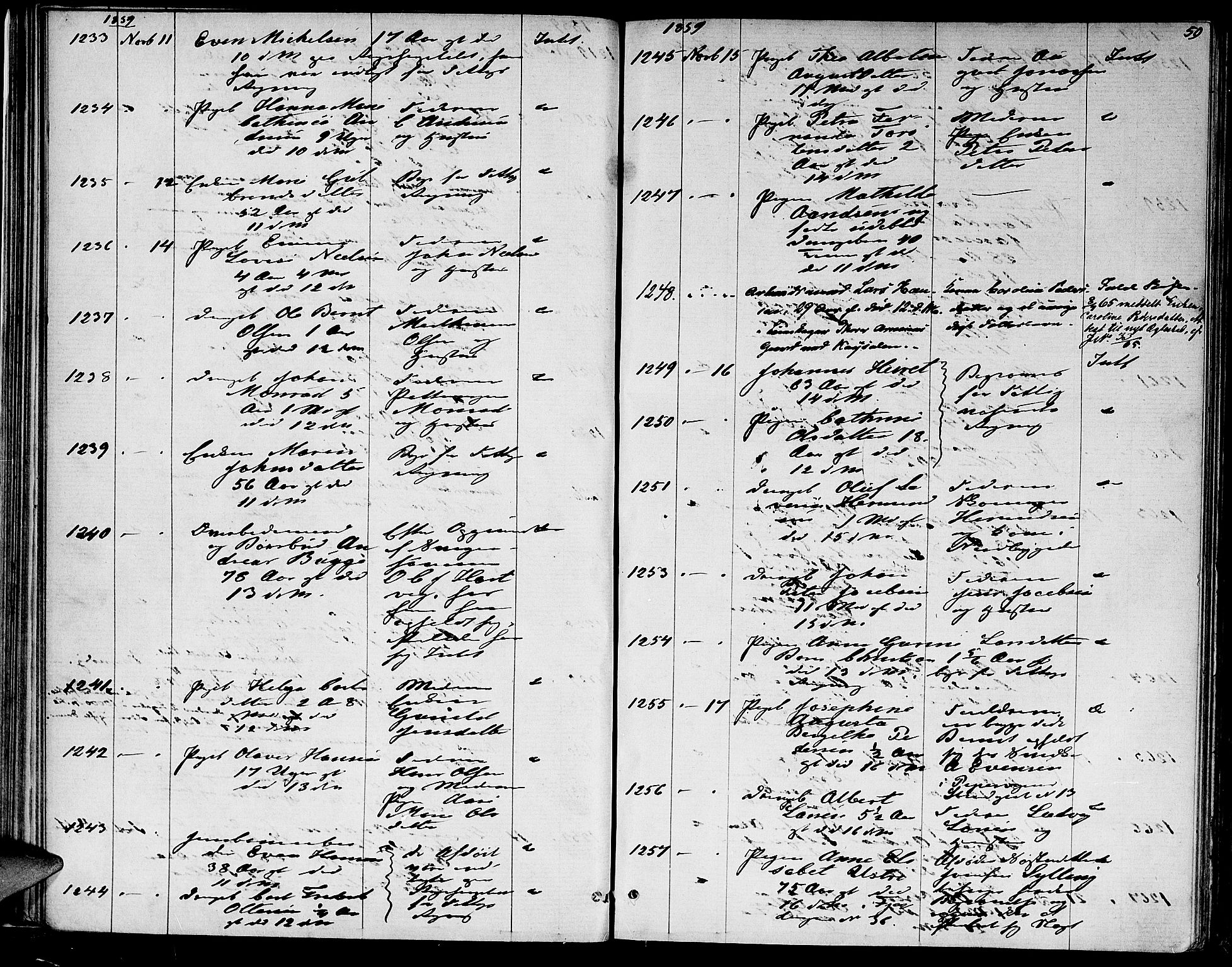 Oslo skifterett, AV/SAO-A-10383/G/Ga/Gaa/L0006: Dødsfallsprotokoll, 1858-1863, p. 58b-59a