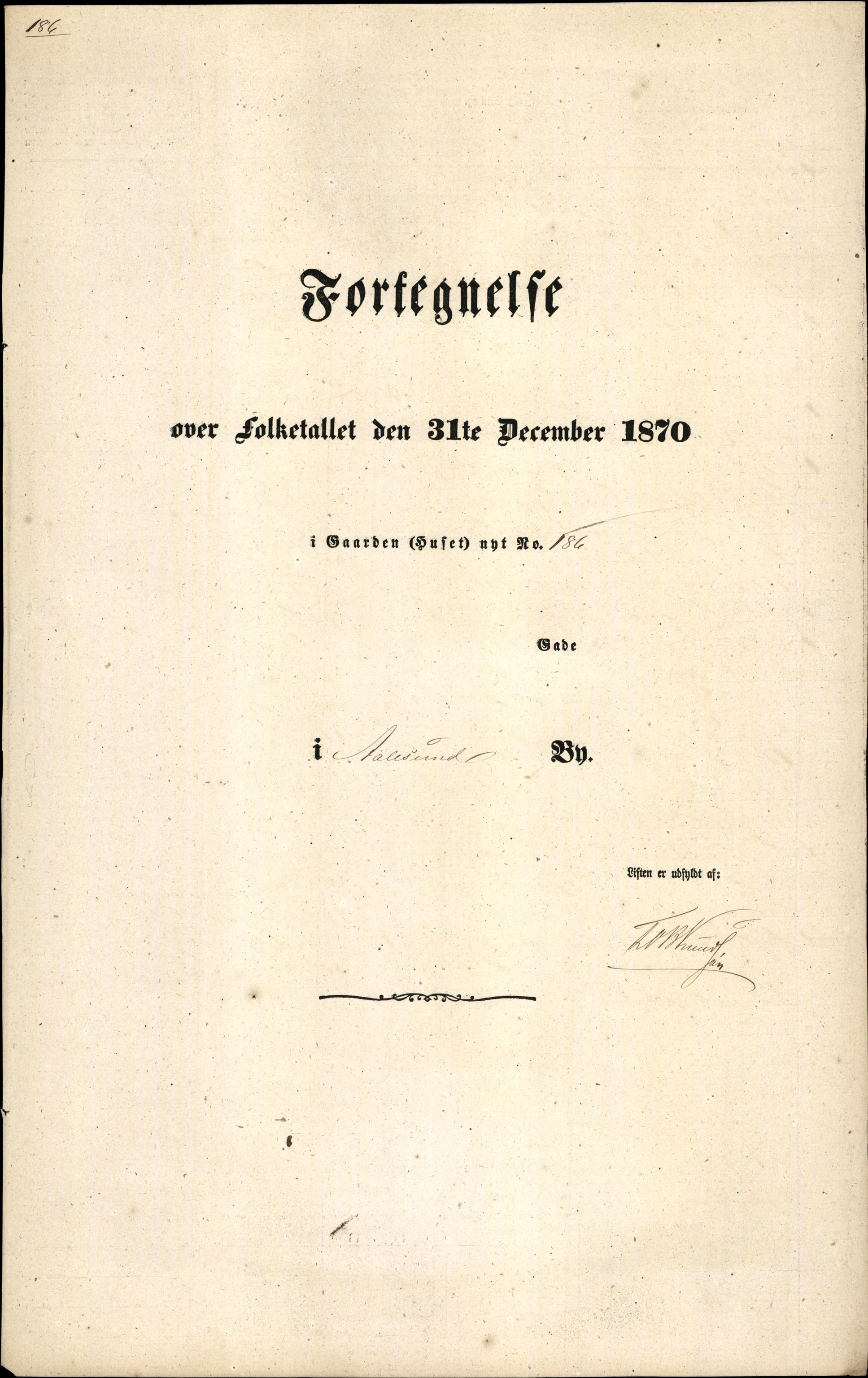 RA, 1870 census for 1501 Ålesund, 1870, p. 382