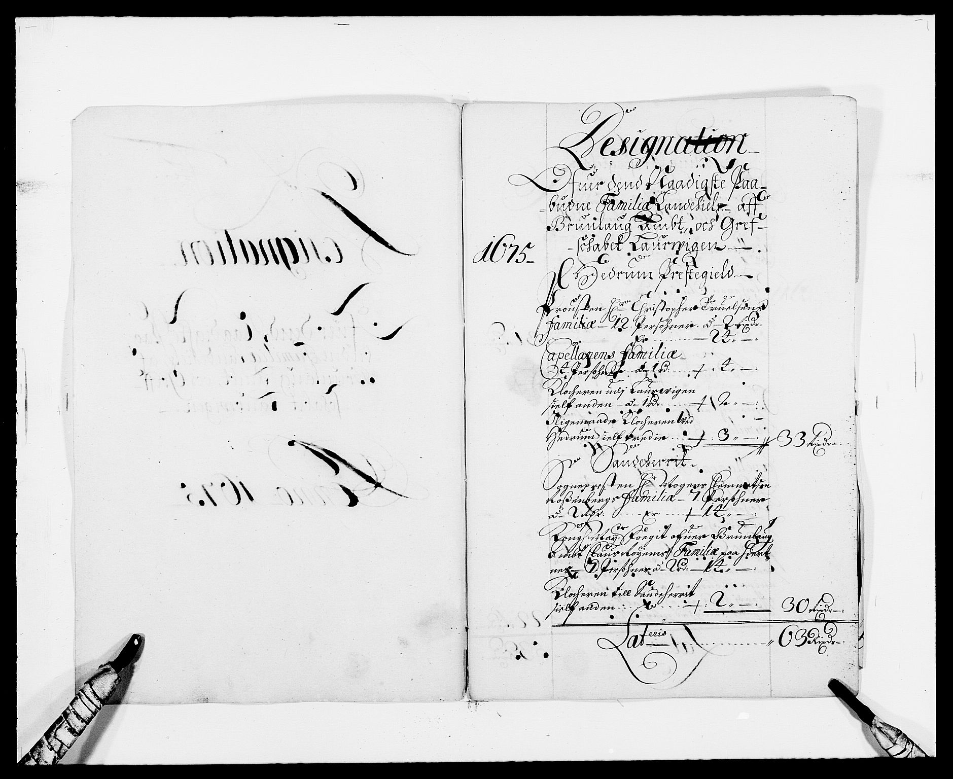 Rentekammeret inntil 1814, Reviderte regnskaper, Fogderegnskap, RA/EA-4092/R33/L1967: Fogderegnskap Larvik grevskap, 1675-1687, p. 221