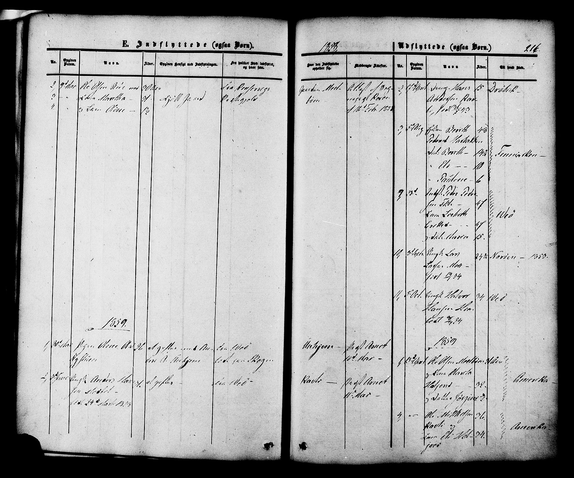 Ministerialprotokoller, klokkerbøker og fødselsregistre - Møre og Romsdal, SAT/A-1454/545/L0586: Parish register (official) no. 545A02, 1854-1877, p. 216