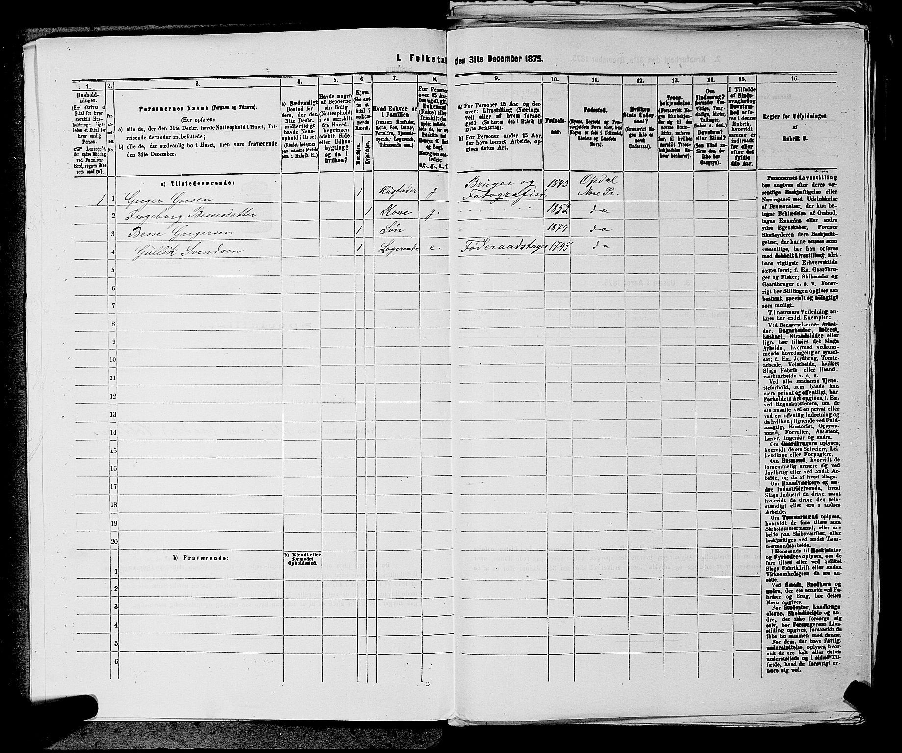 SAKO, 1875 census for 0633P Nore, 1875, p. 483