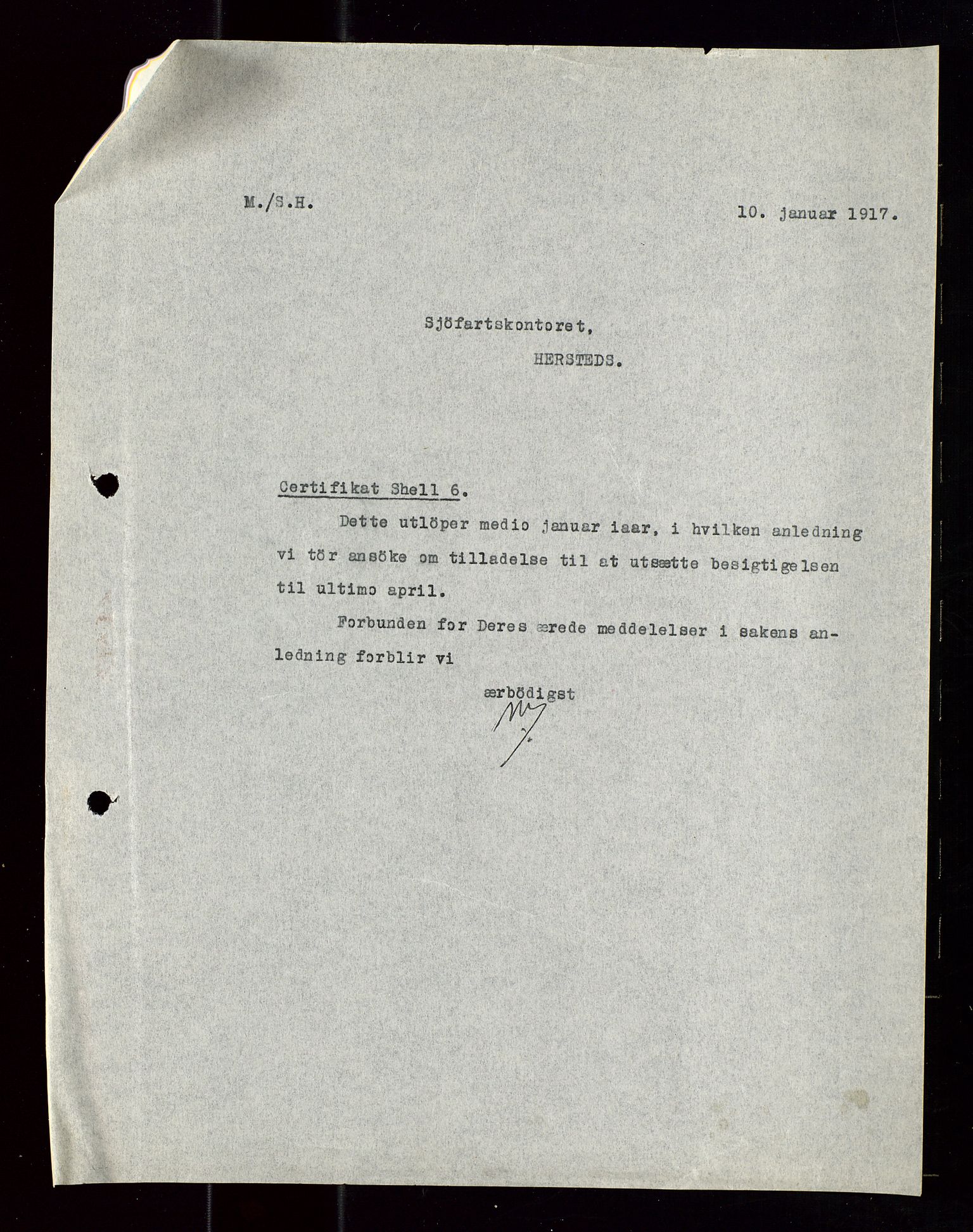 Pa 1521 - A/S Norske Shell, AV/SAST-A-101915/E/Ea/Eaa/L0020: Sjefskorrespondanse, 1917, p. 295