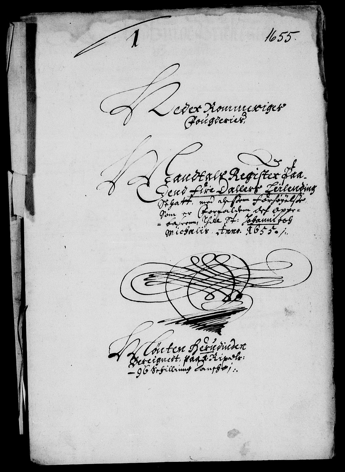 Rentekammeret inntil 1814, Reviderte regnskaper, Lensregnskaper, AV/RA-EA-5023/R/Rb/Rba/L0228: Akershus len, 1655