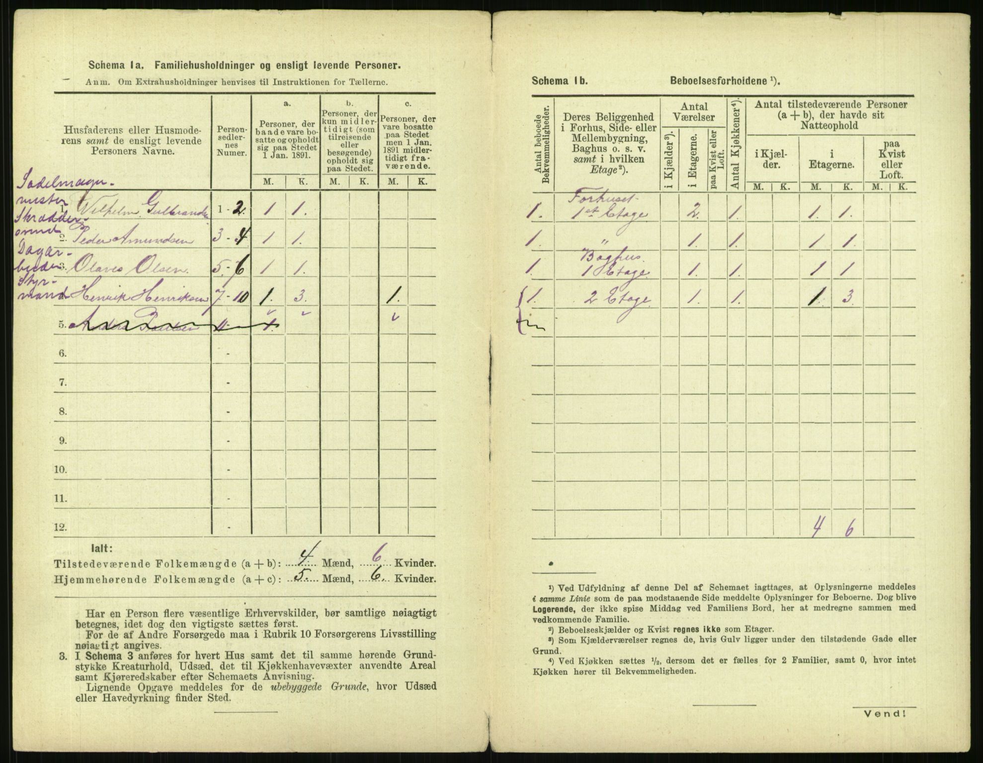 RA, 1891 census for 0301 Kristiania, 1891, p. 125861