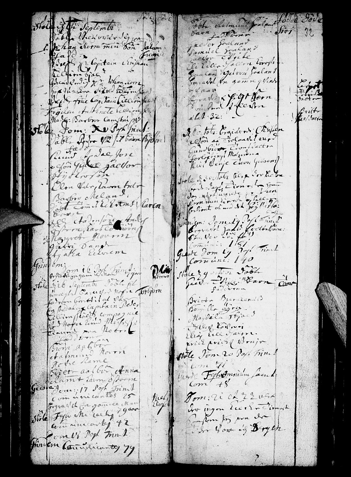 Etne sokneprestembete, AV/SAB-A-75001/H/Haa: Parish register (official) no. A 1, 1715-1741, p. 32